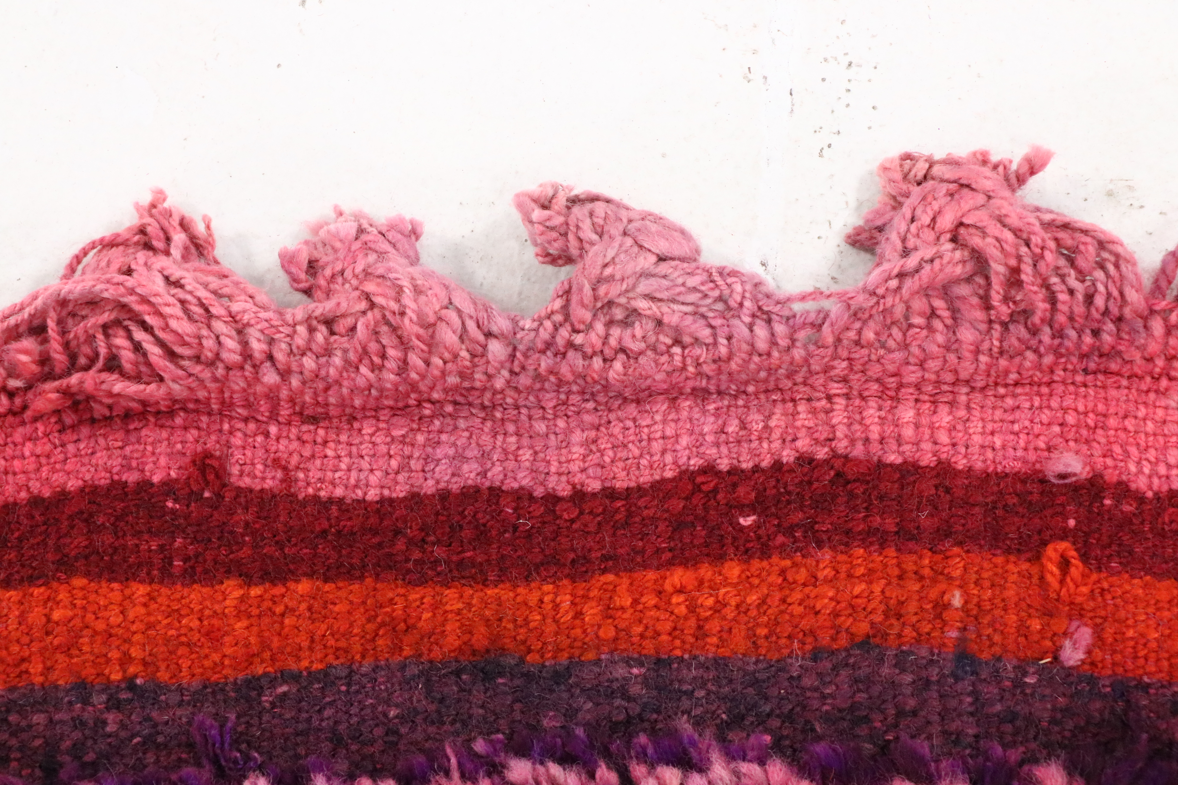 3'7 x 9'7 Hand-Knotted Turkish Village Carpet Runner