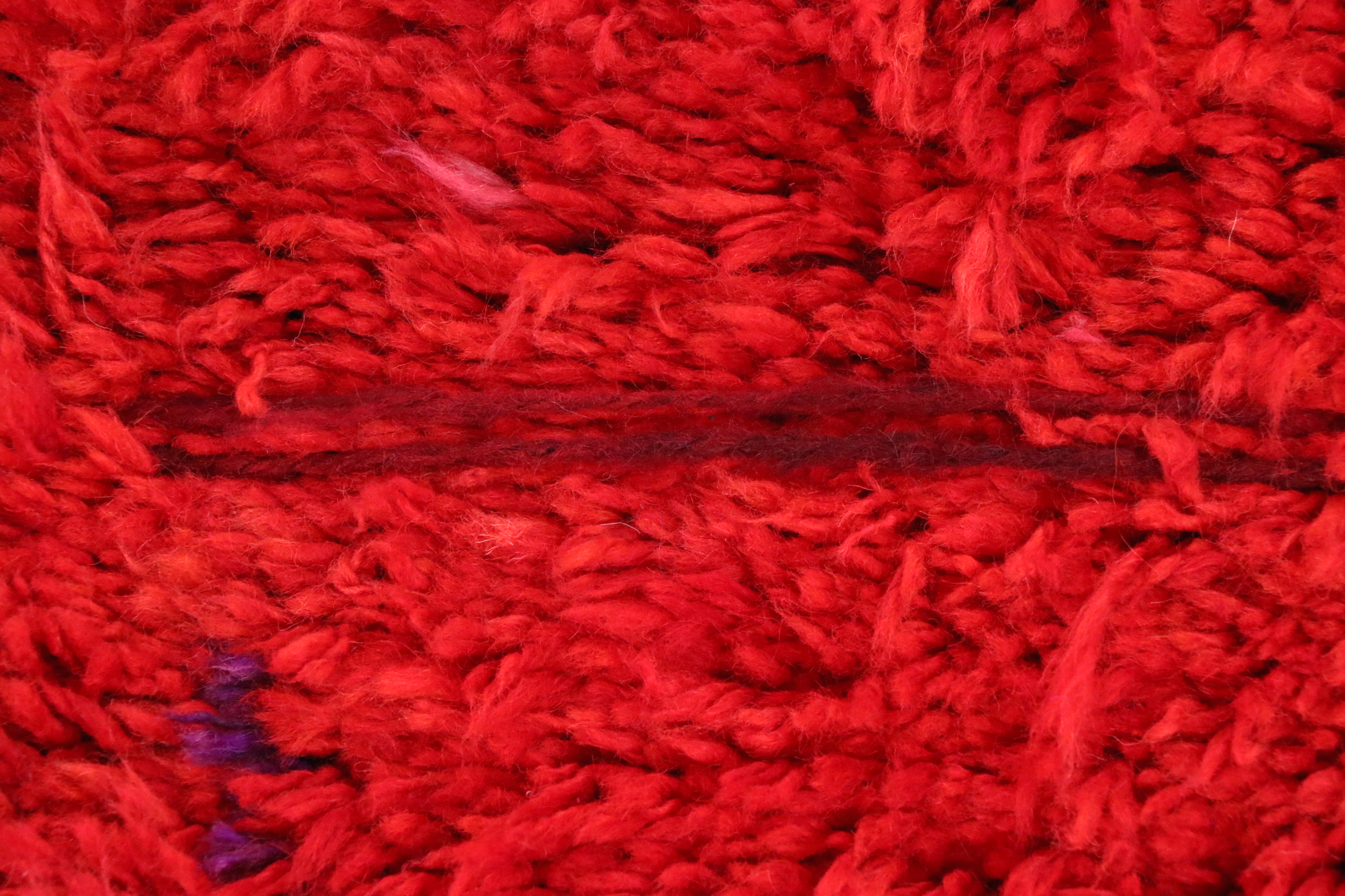 3'7 x 9'7 Hand-Knotted Turkish Village Carpet Runner