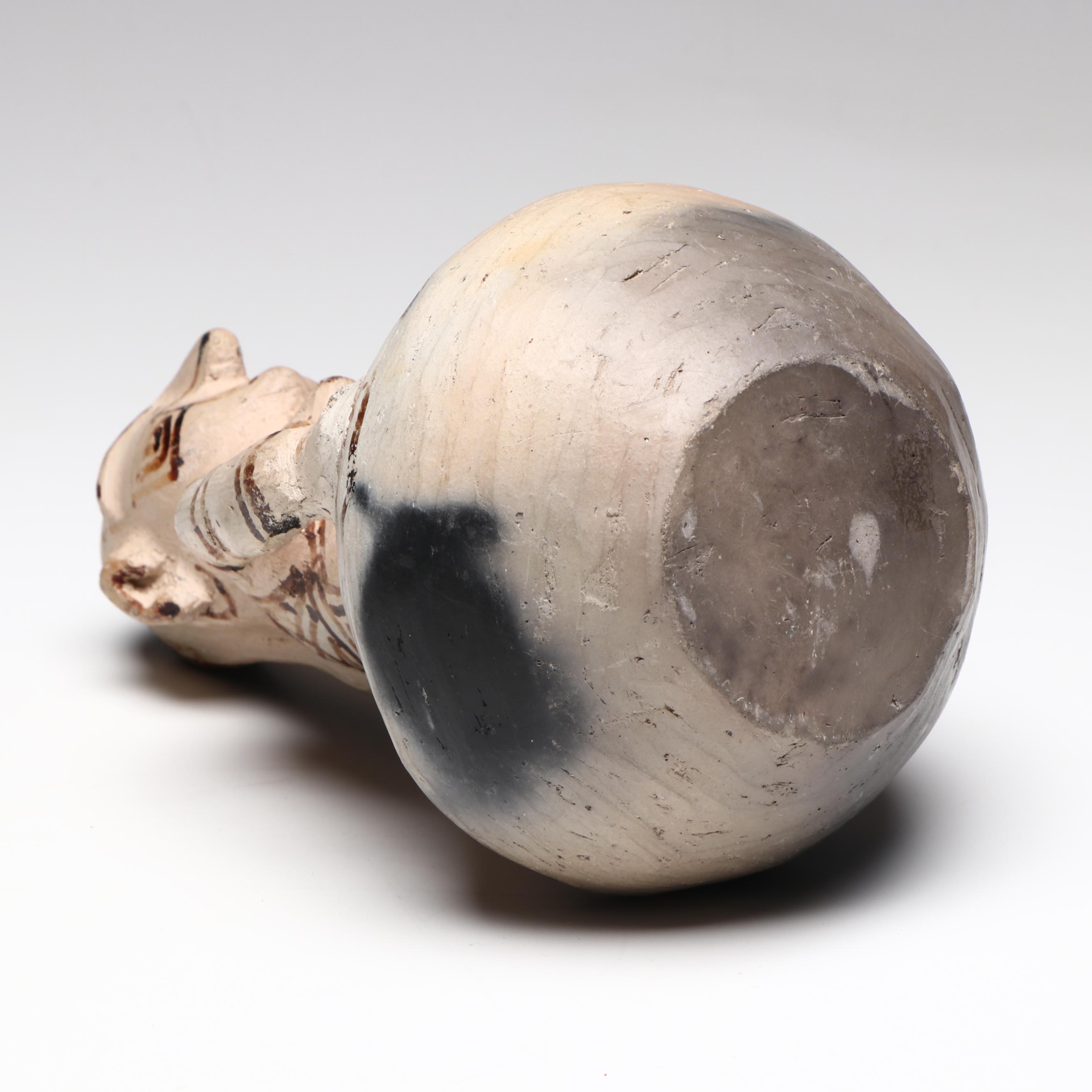 Amazonian Guahibo Effigy Jar and Karajá Tribe Earthenware Figural Group