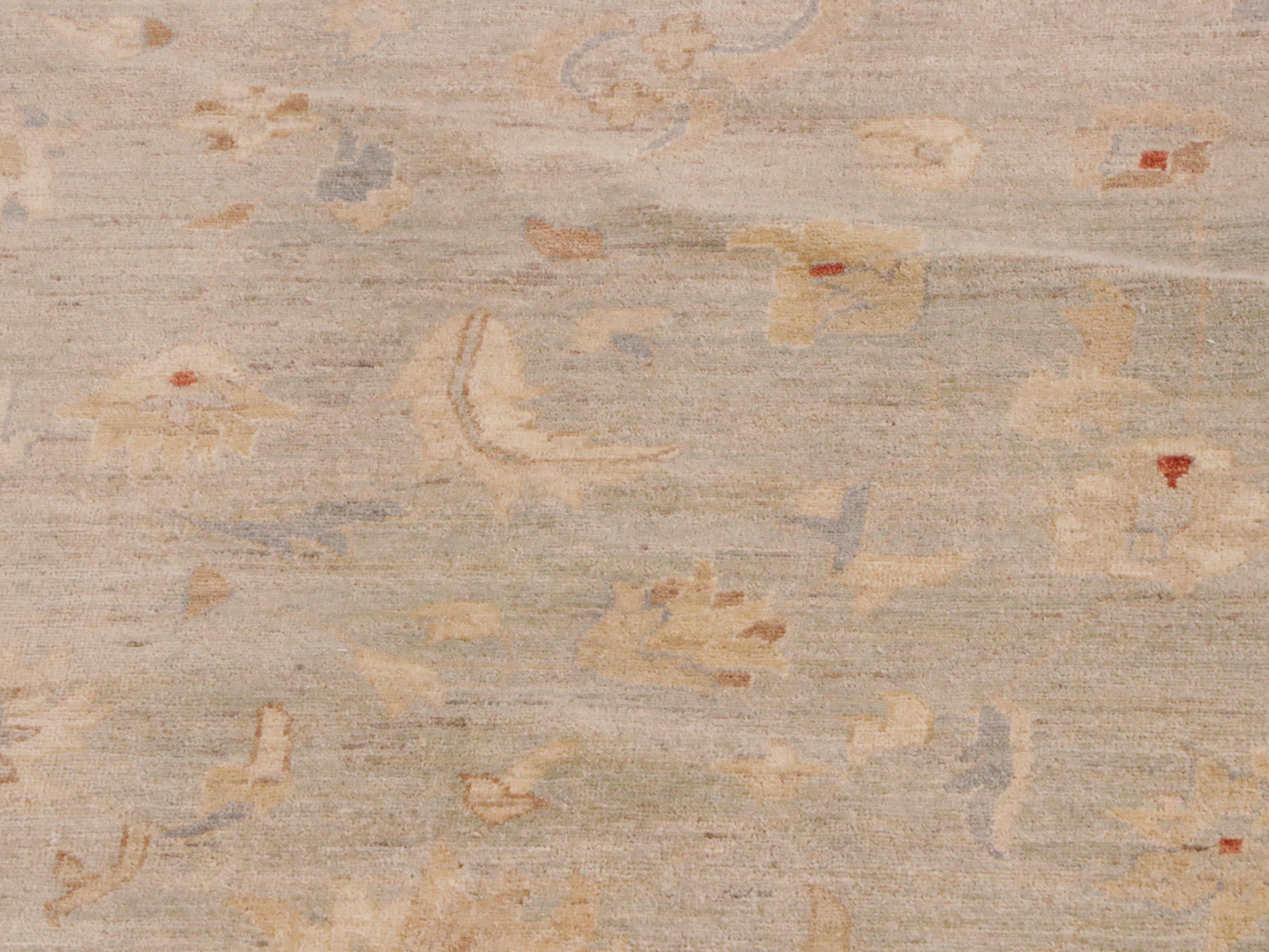 13'1 x 17'3 Hand-Knotted Indo-Pakistani Style Peshawar Room-Sized Rug