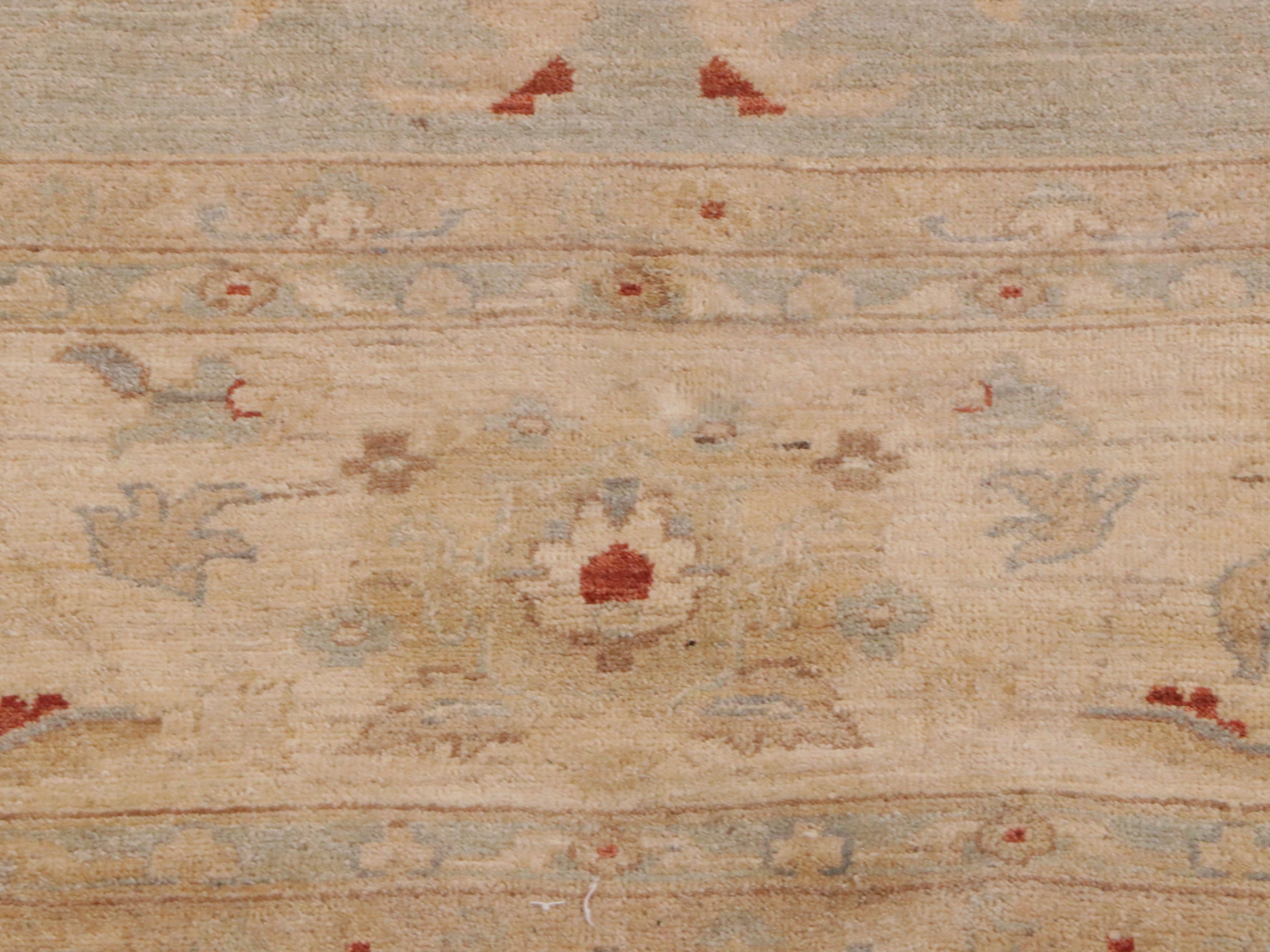 13'1 x 17'3 Hand-Knotted Indo-Pakistani Style Peshawar Room-Sized Rug