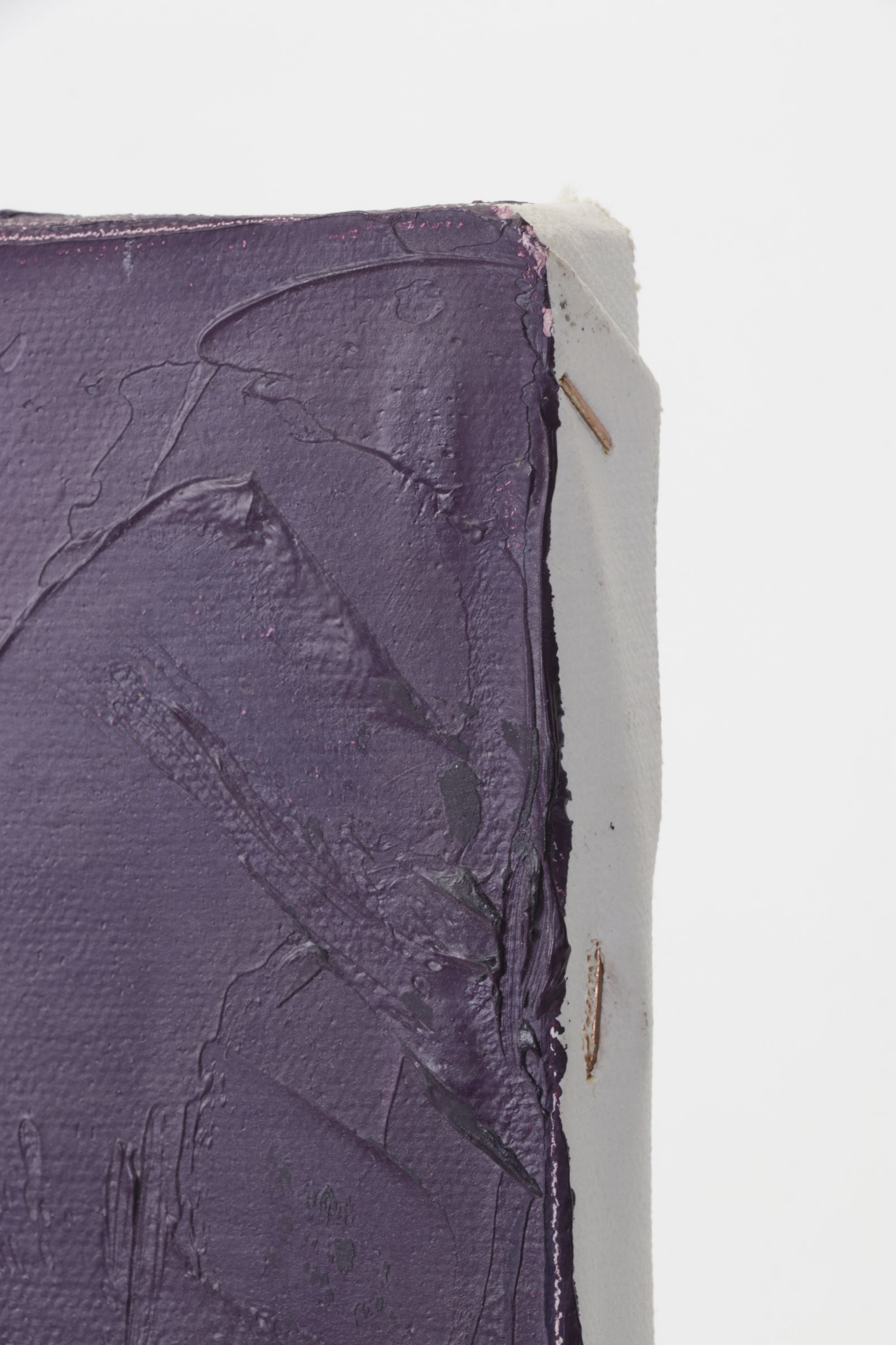 Aunt Eva Oil Painting of Traveler on Horseback, Mid to Late 20th Century