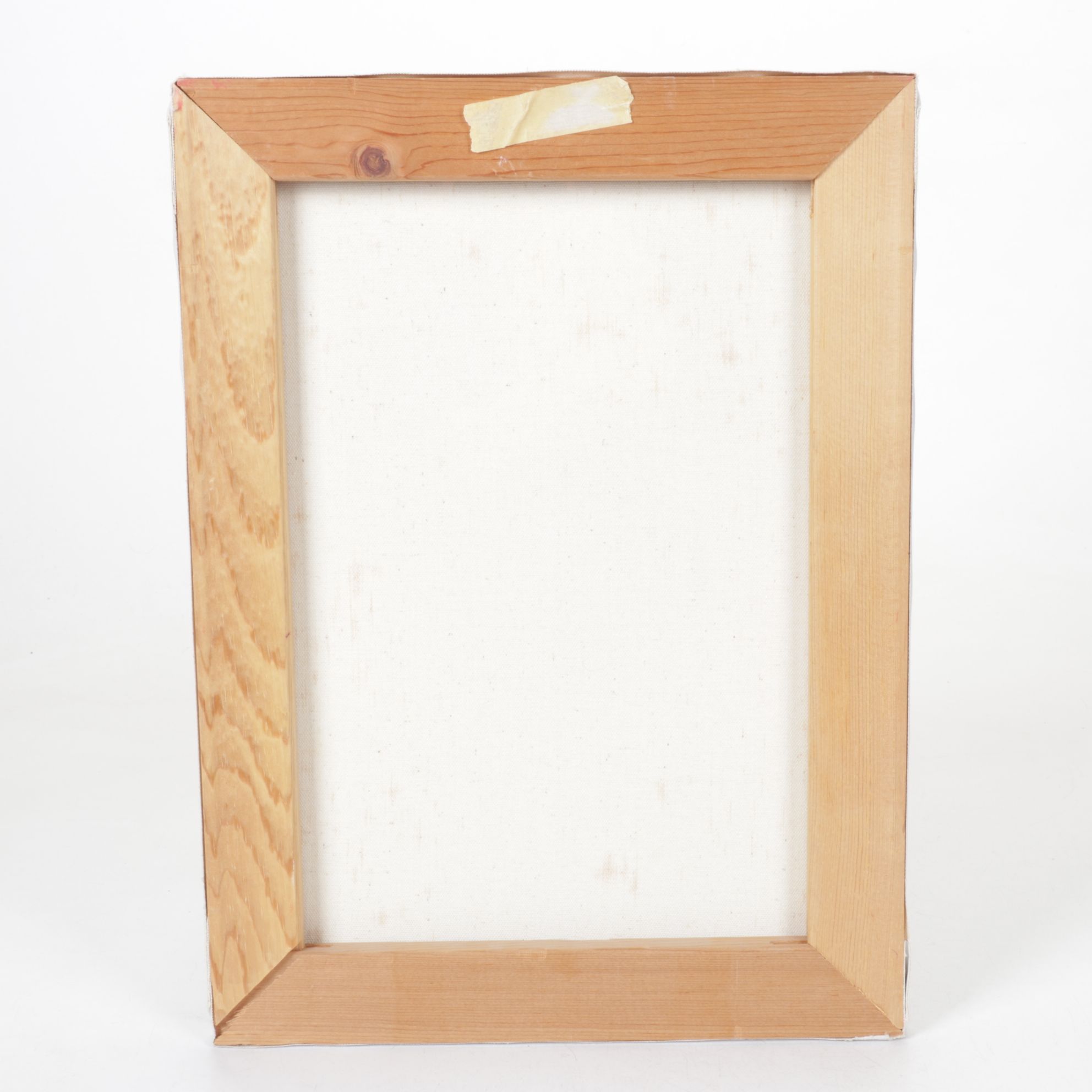 Aunt Eva Oil Painting of Traveler on Horseback, Mid to Late 20th Century