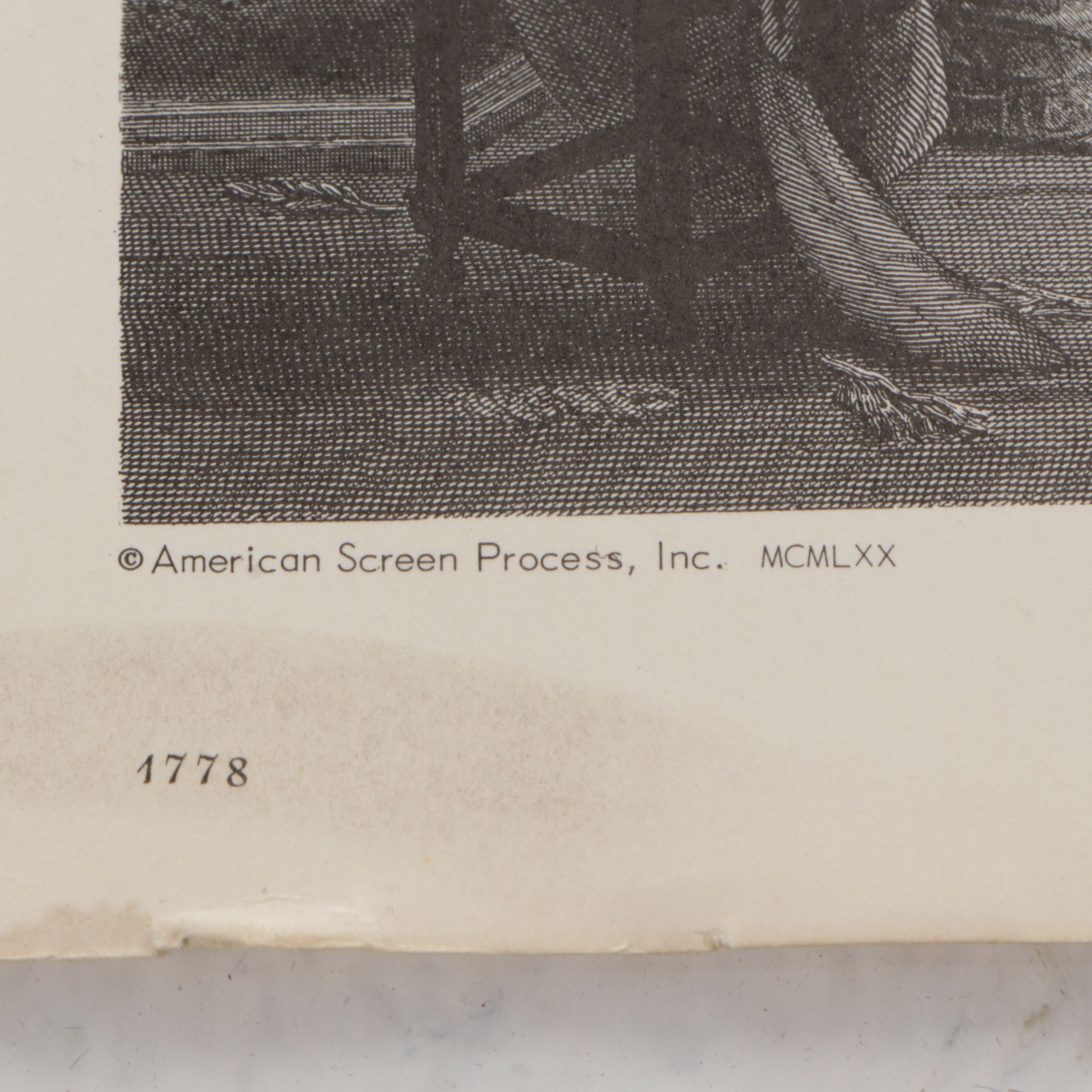 American Screen Process Uncut Lithograph Sheets with "Samson" and More, 1970