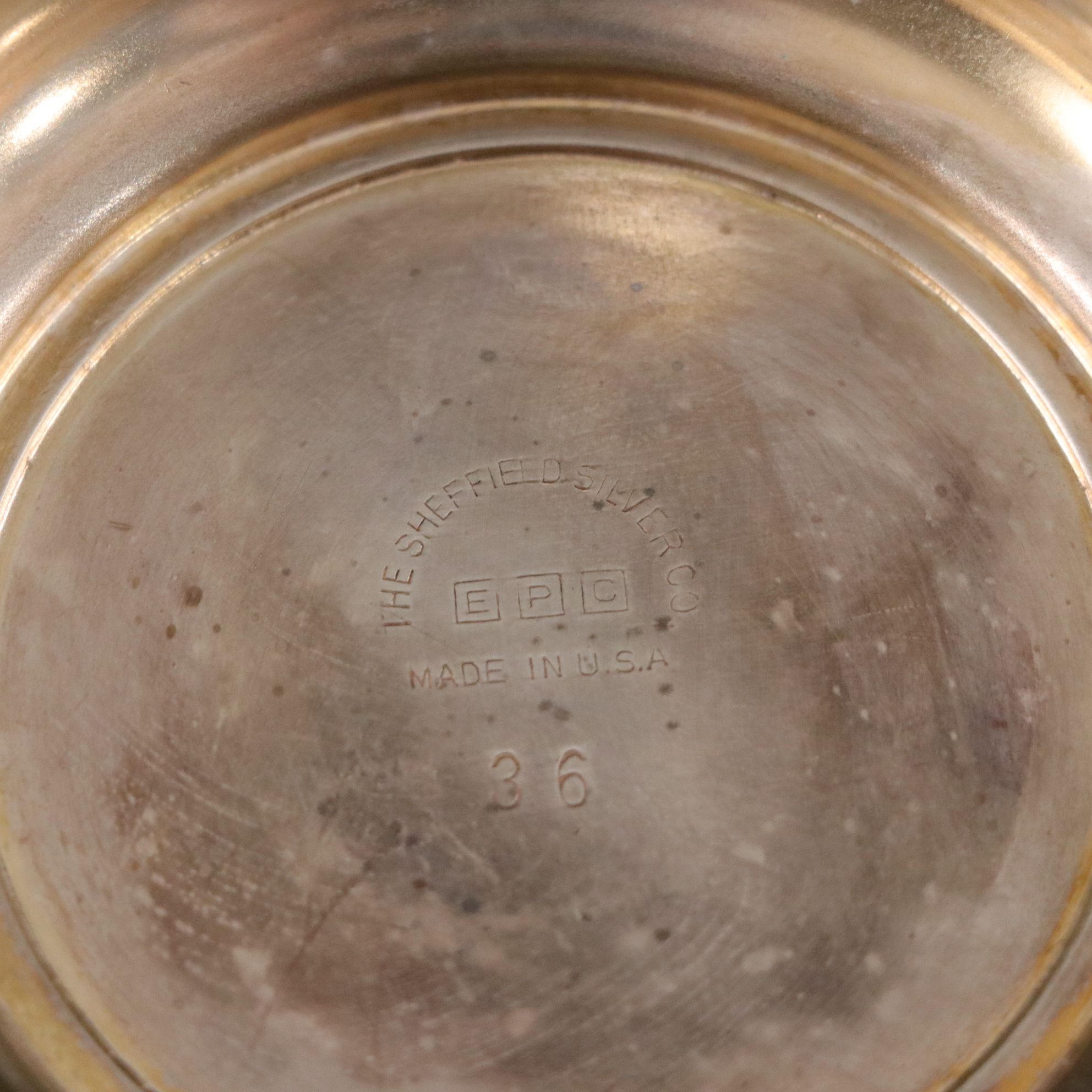 Wm. Rogers Silverplate Lazy Susan Tray & Bowl