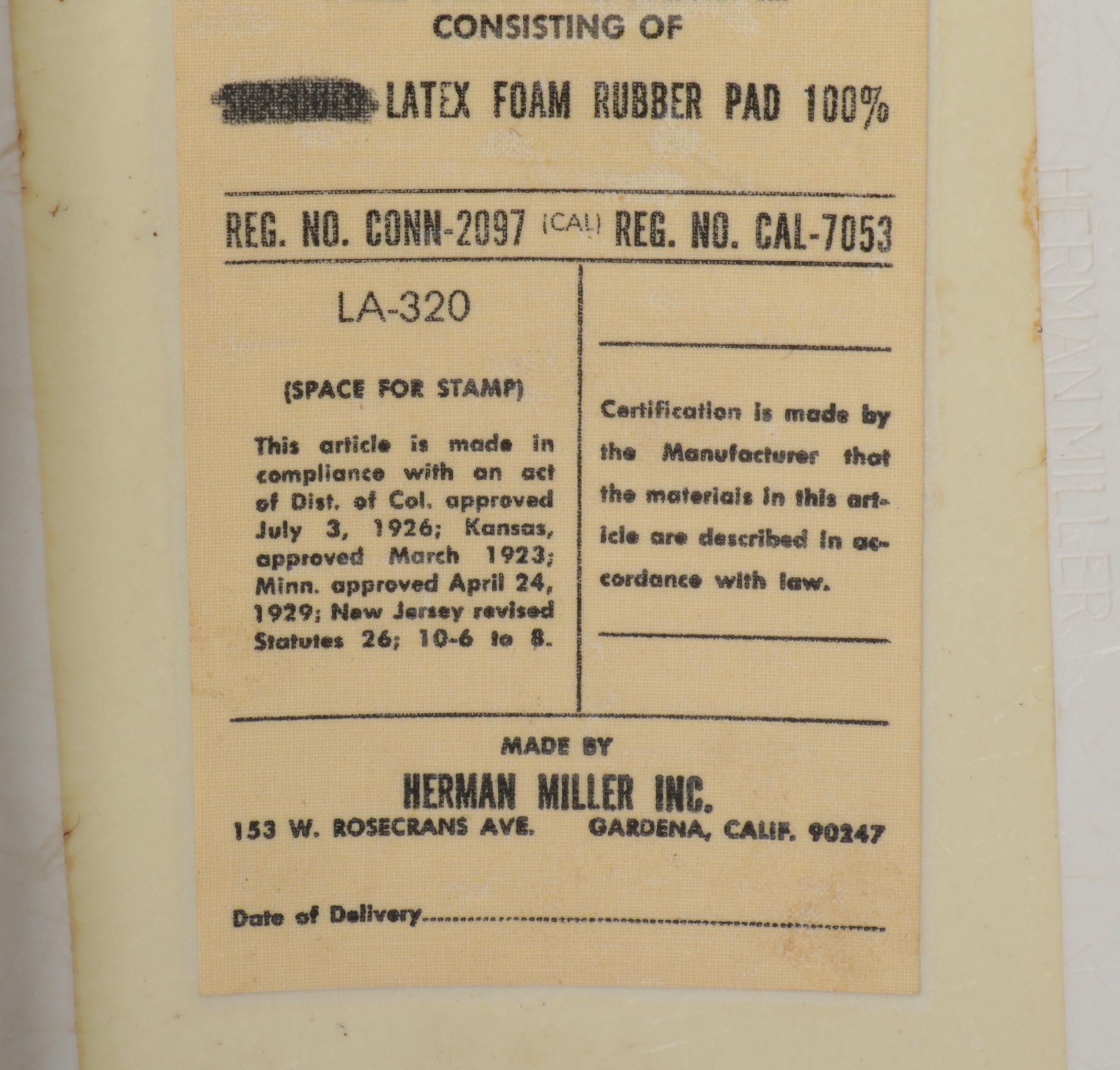 Pair of Charles and Ray Eames for Herman Miller PAC Fiberglass Shell Chairs