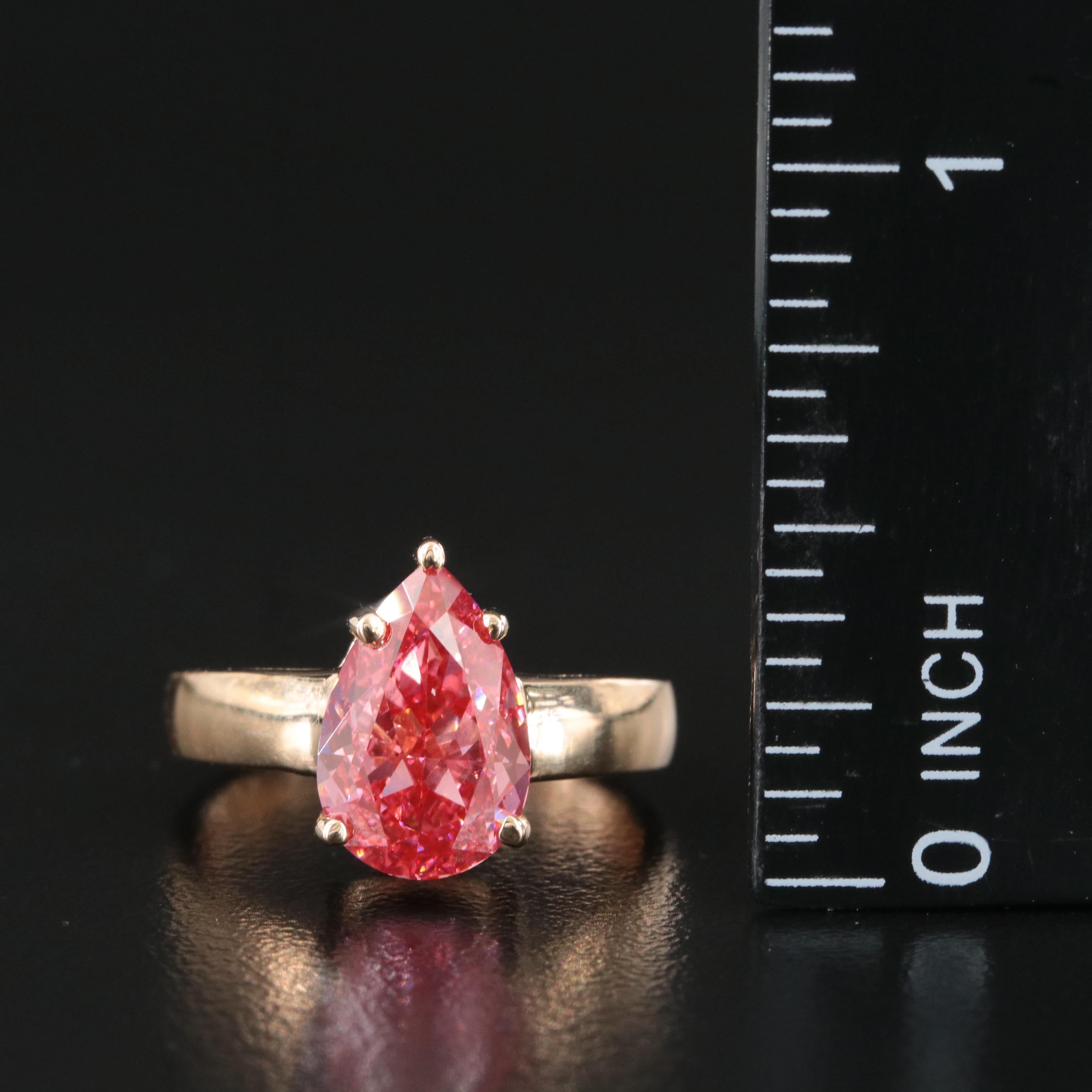 18K 2.60 CTW Lab Grown Diamond Ring