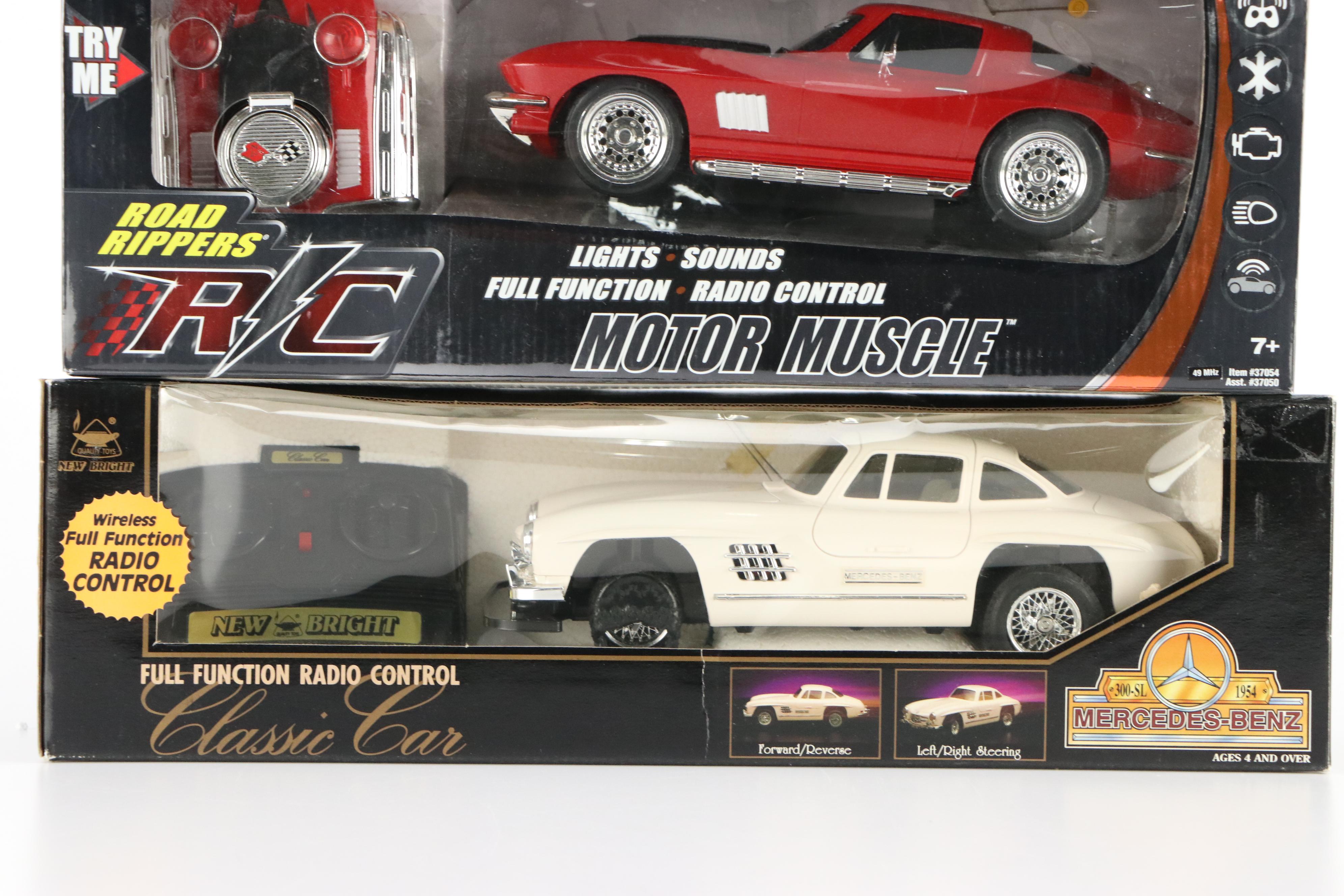 New Bright 1954 Mercedes-Benz 300SL Electric Toy Car and Other Electric Toy Cars