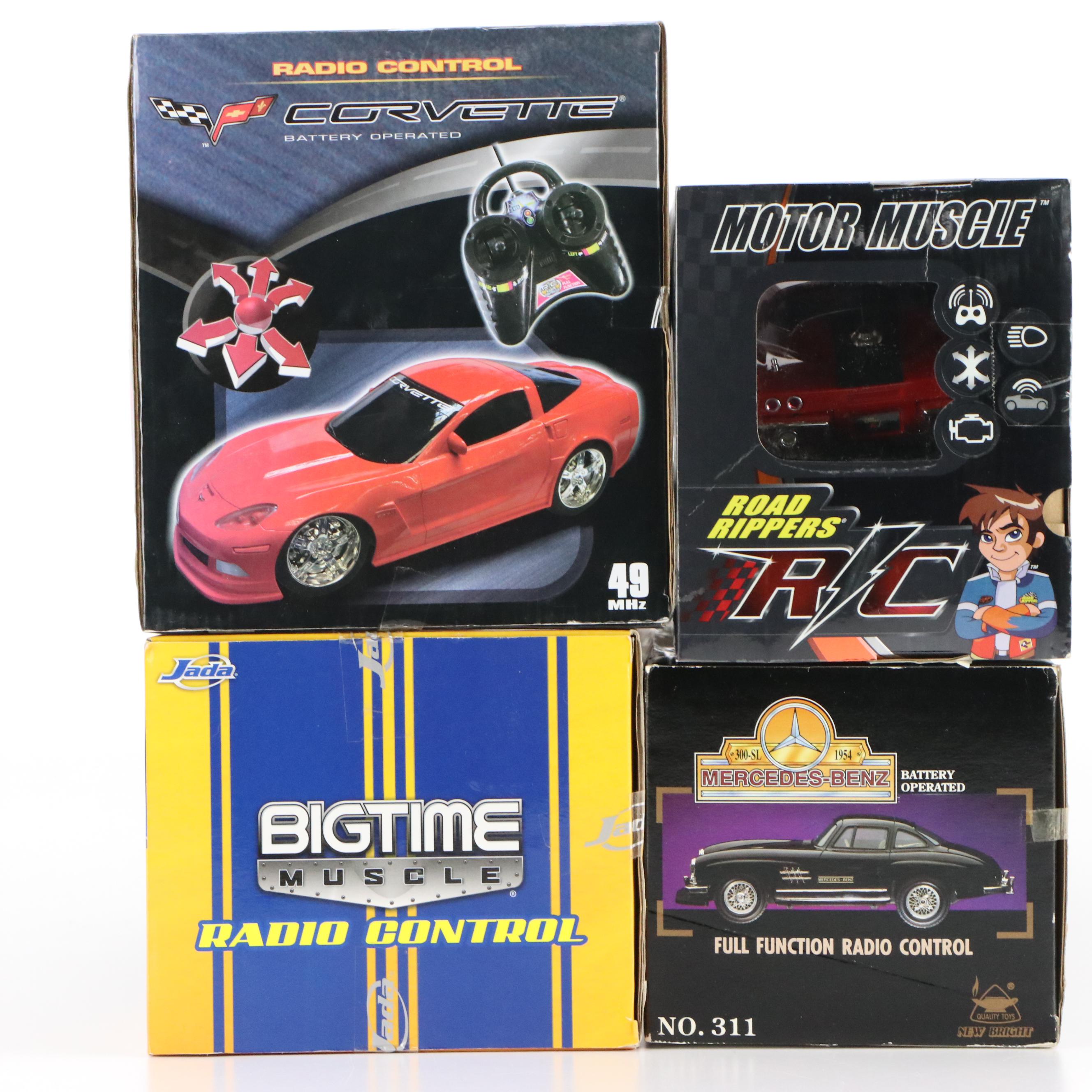 New Bright 1954 Mercedes-Benz 300SL Electric Toy Car and Other Electric Toy Cars