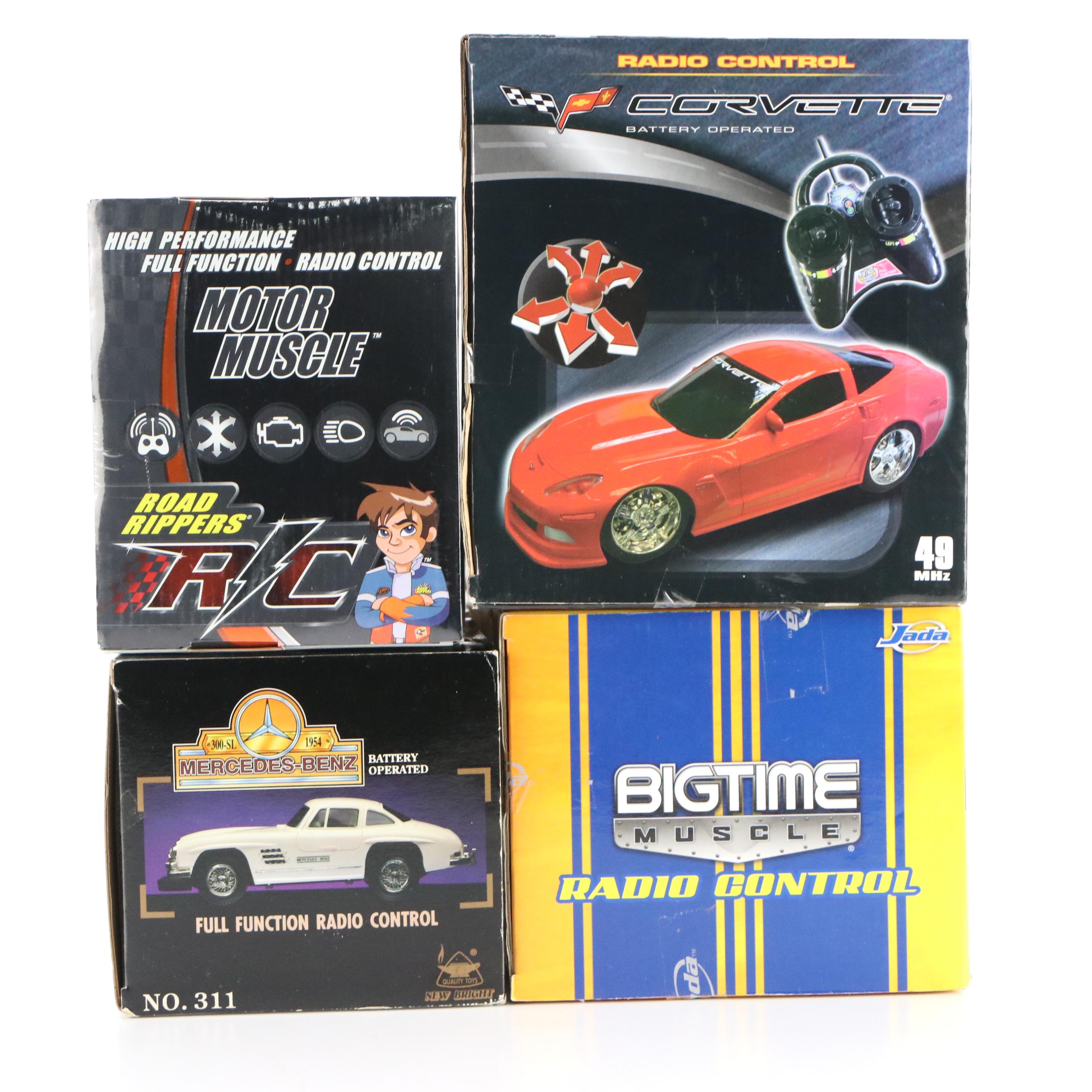 New Bright 1954 Mercedes-Benz 300SL Electric Toy Car and Other Electric Toy Cars