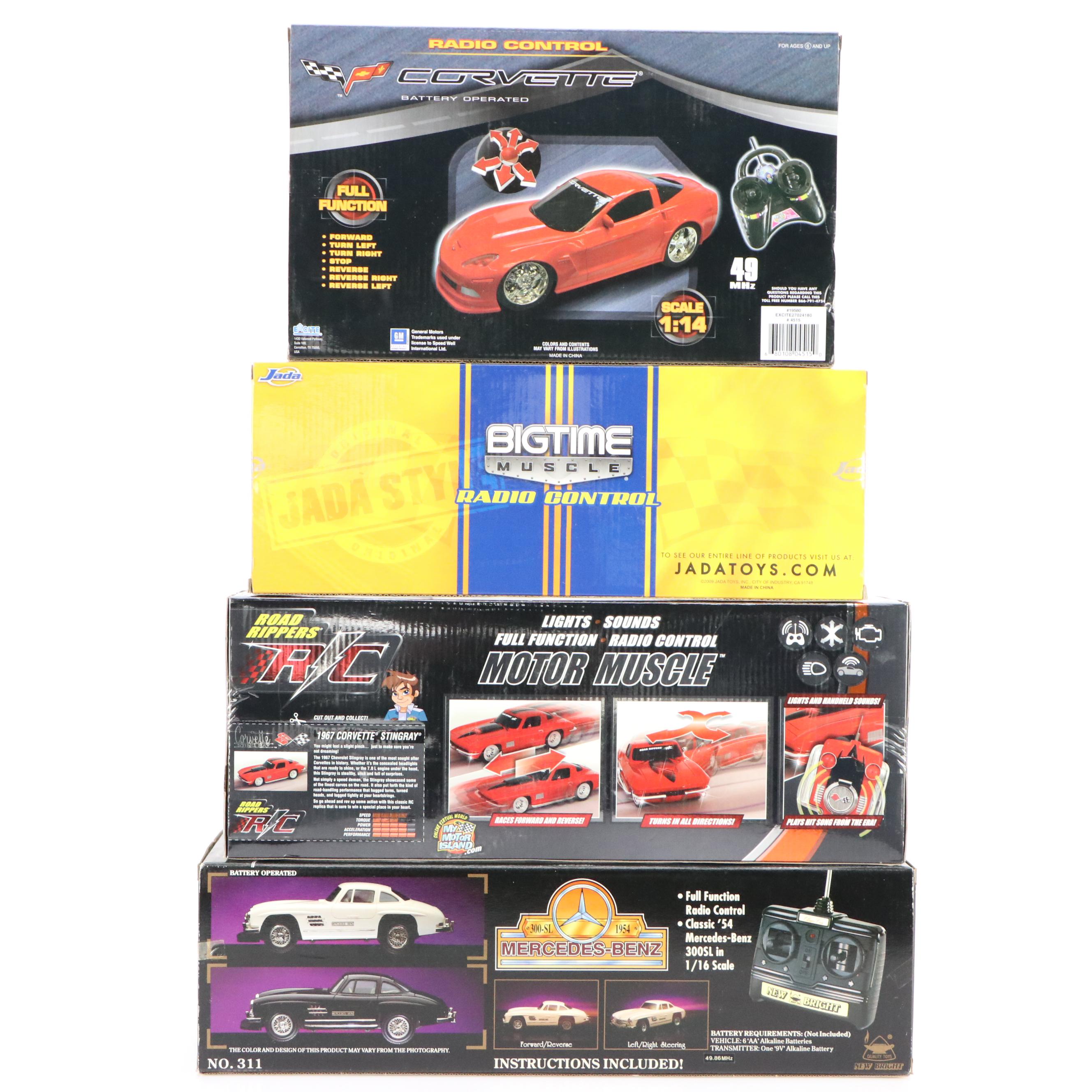 New Bright 1954 Mercedes-Benz 300SL Electric Toy Car and Other Electric Toy Cars