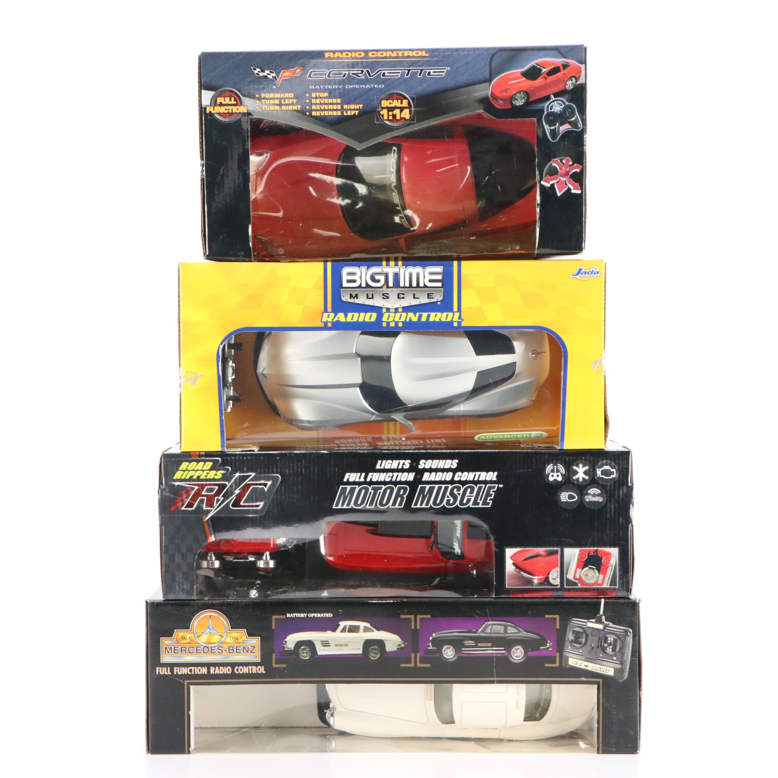 New Bright 1954 Mercedes-Benz 300SL Electric Toy Car and Other Electric Toy Cars