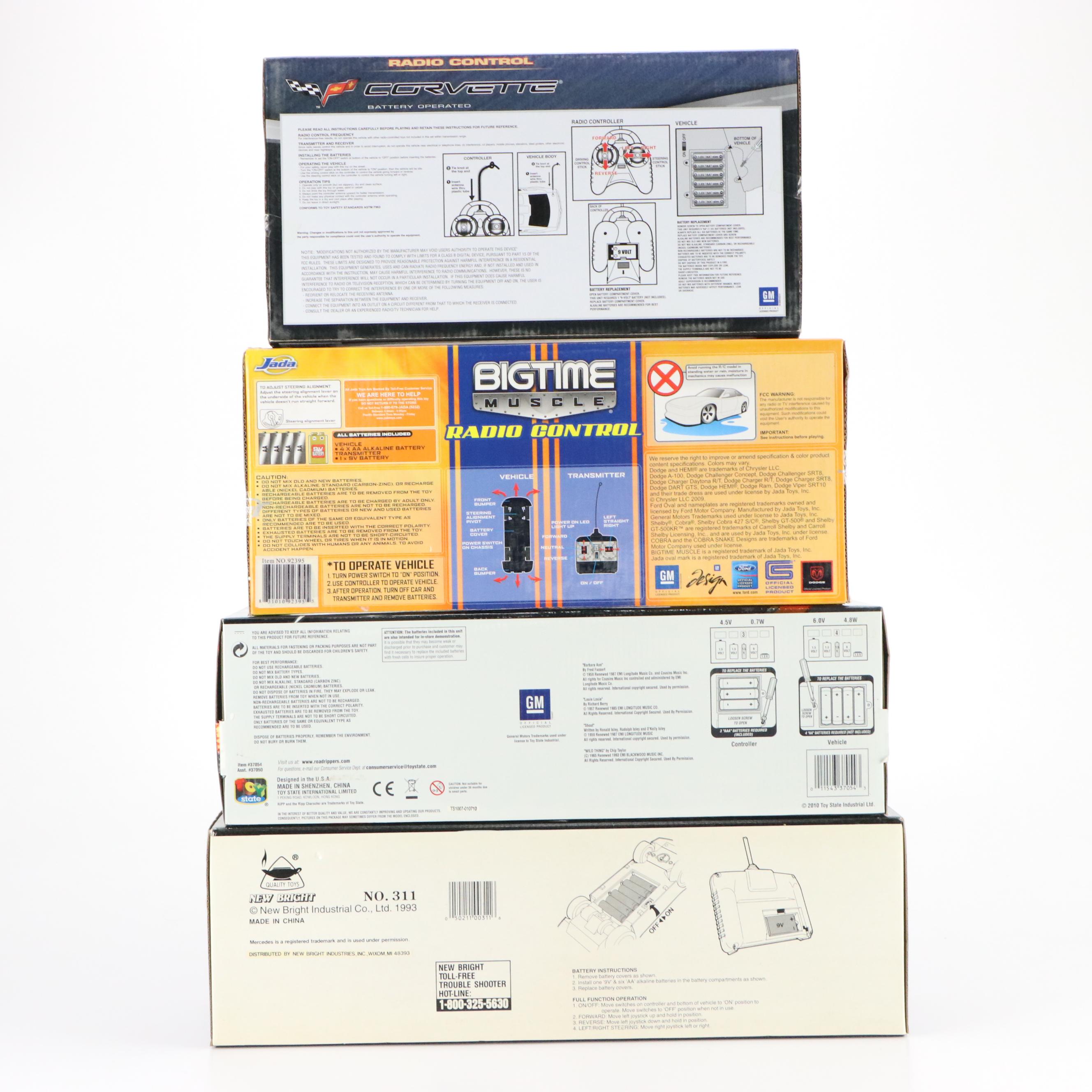 New Bright 1954 Mercedes-Benz 300SL Electric Toy Car and Other Electric Toy Cars