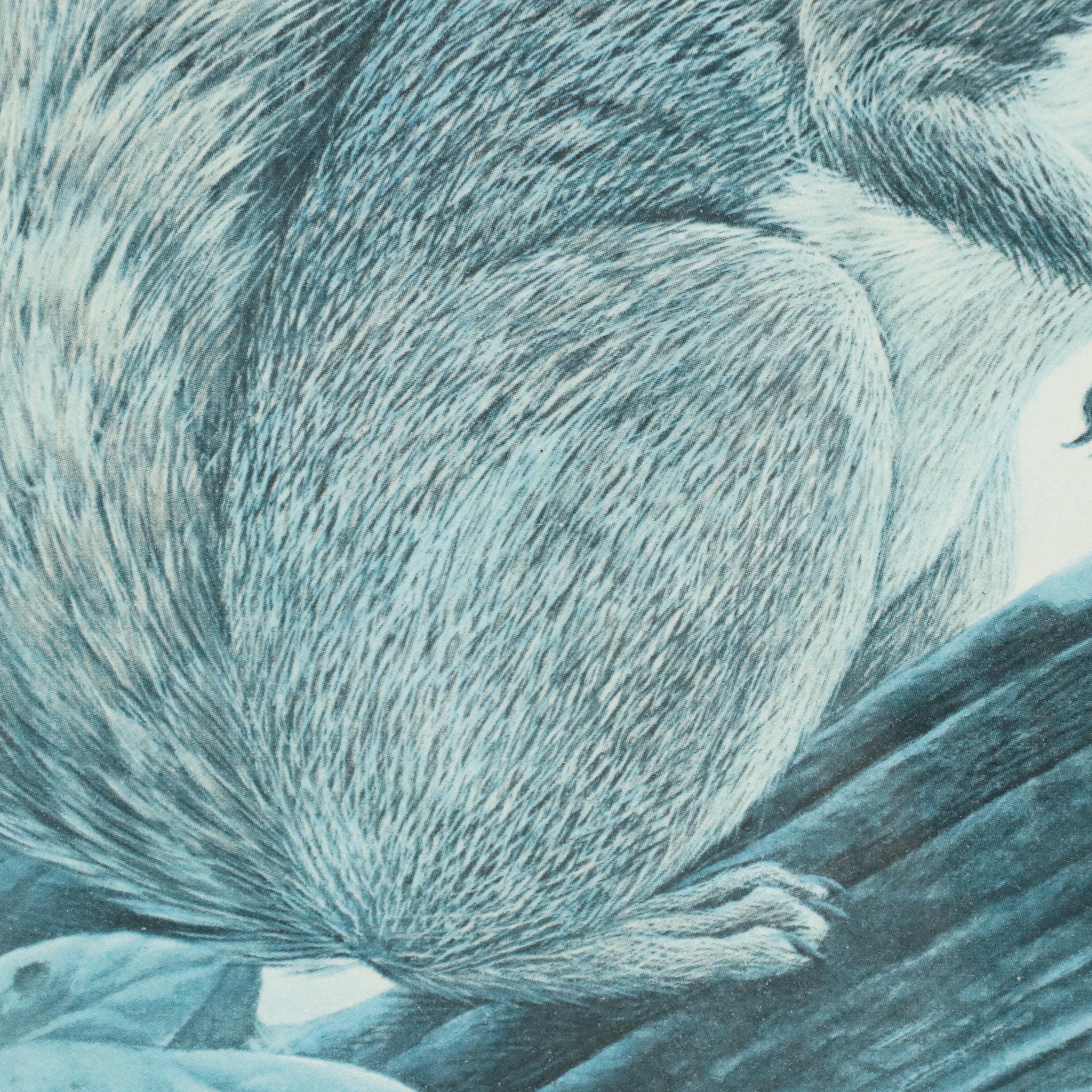 John Ruthven Framed Print "Eastern Fox Squirrel," Late 20th Century