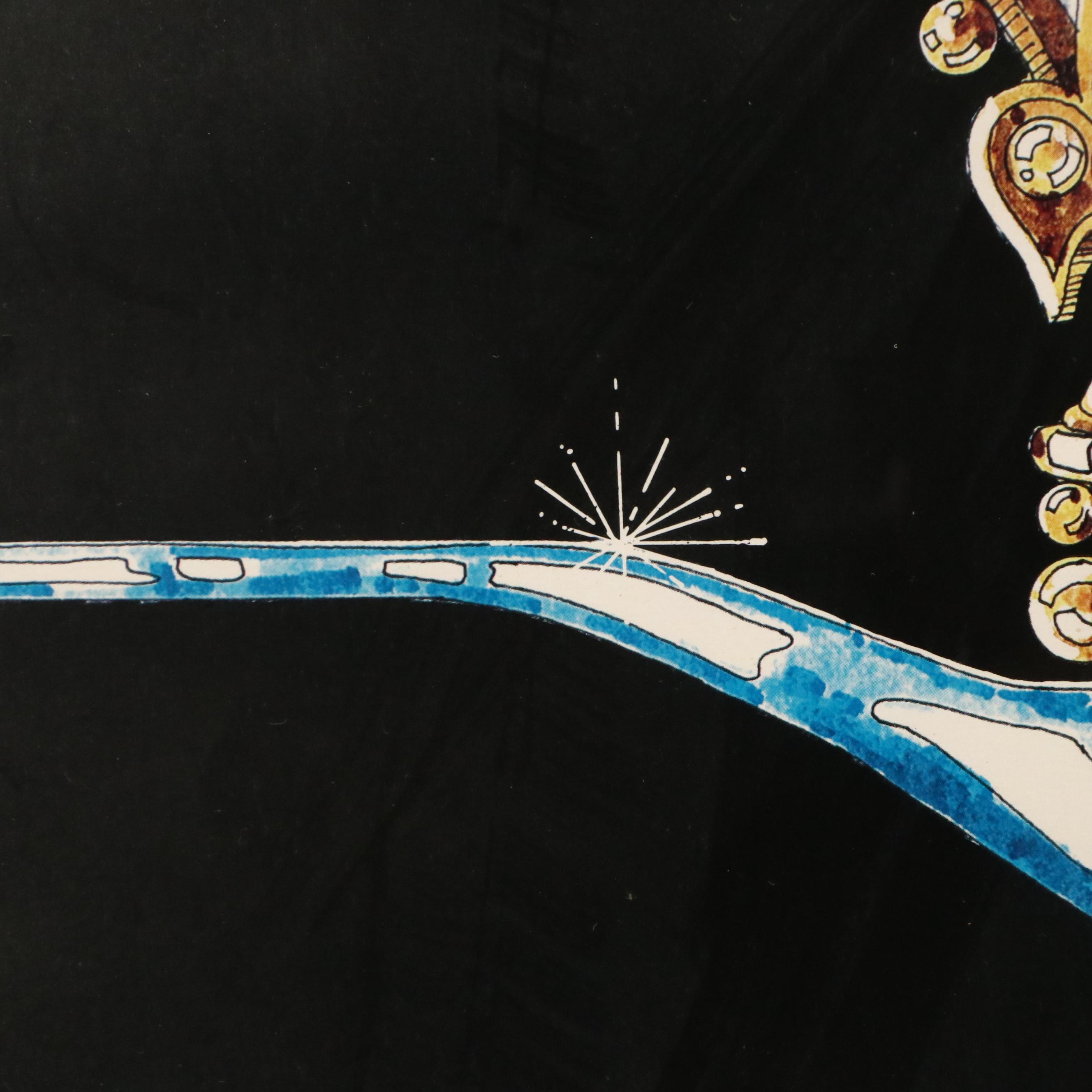 Mixed Technique Print Poster for "A Taste of Cincinnati," 1983