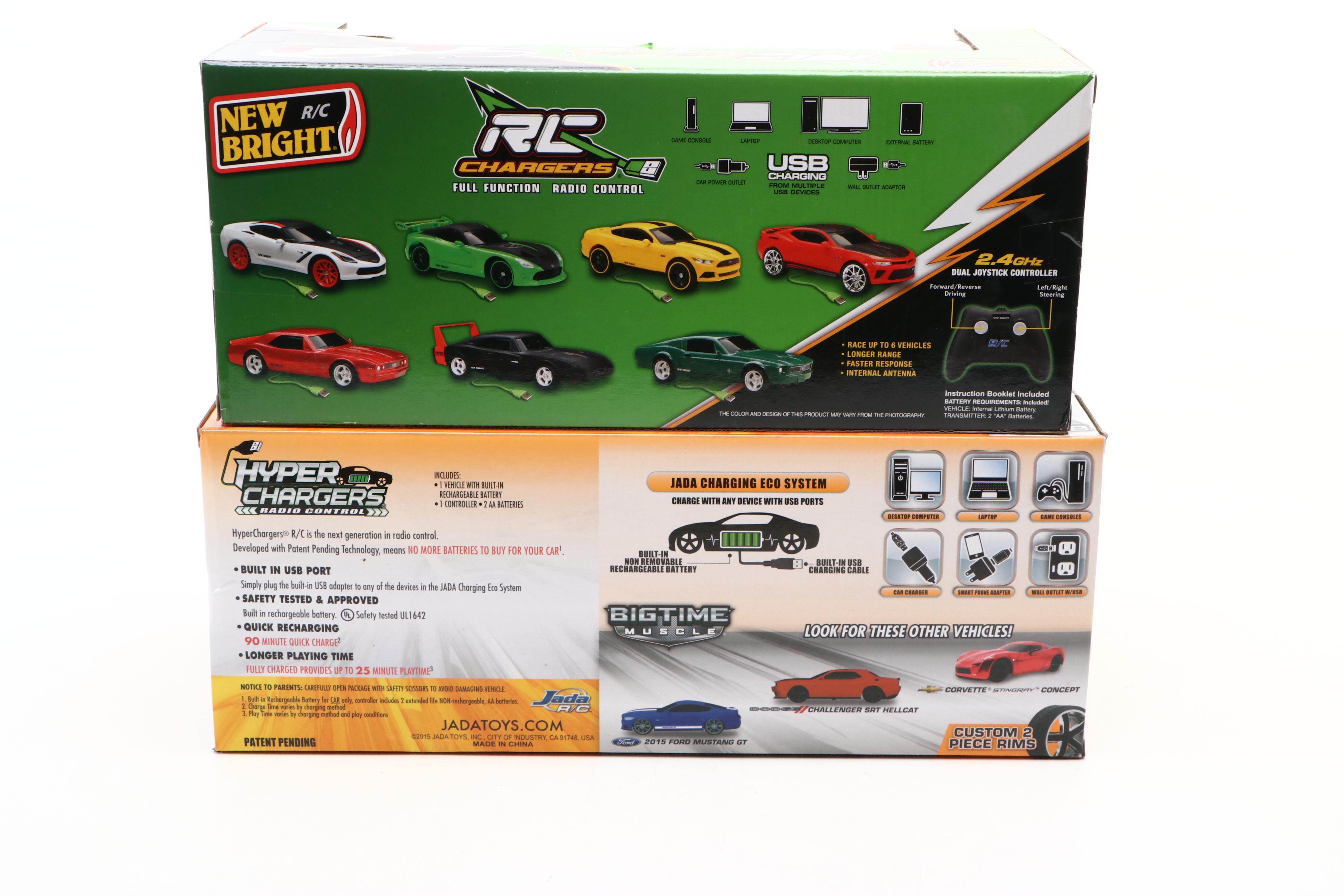 Jada R/C Chevrolet Camaro, Nissan GT-R R35, Challenger SRT Hellcat, More
