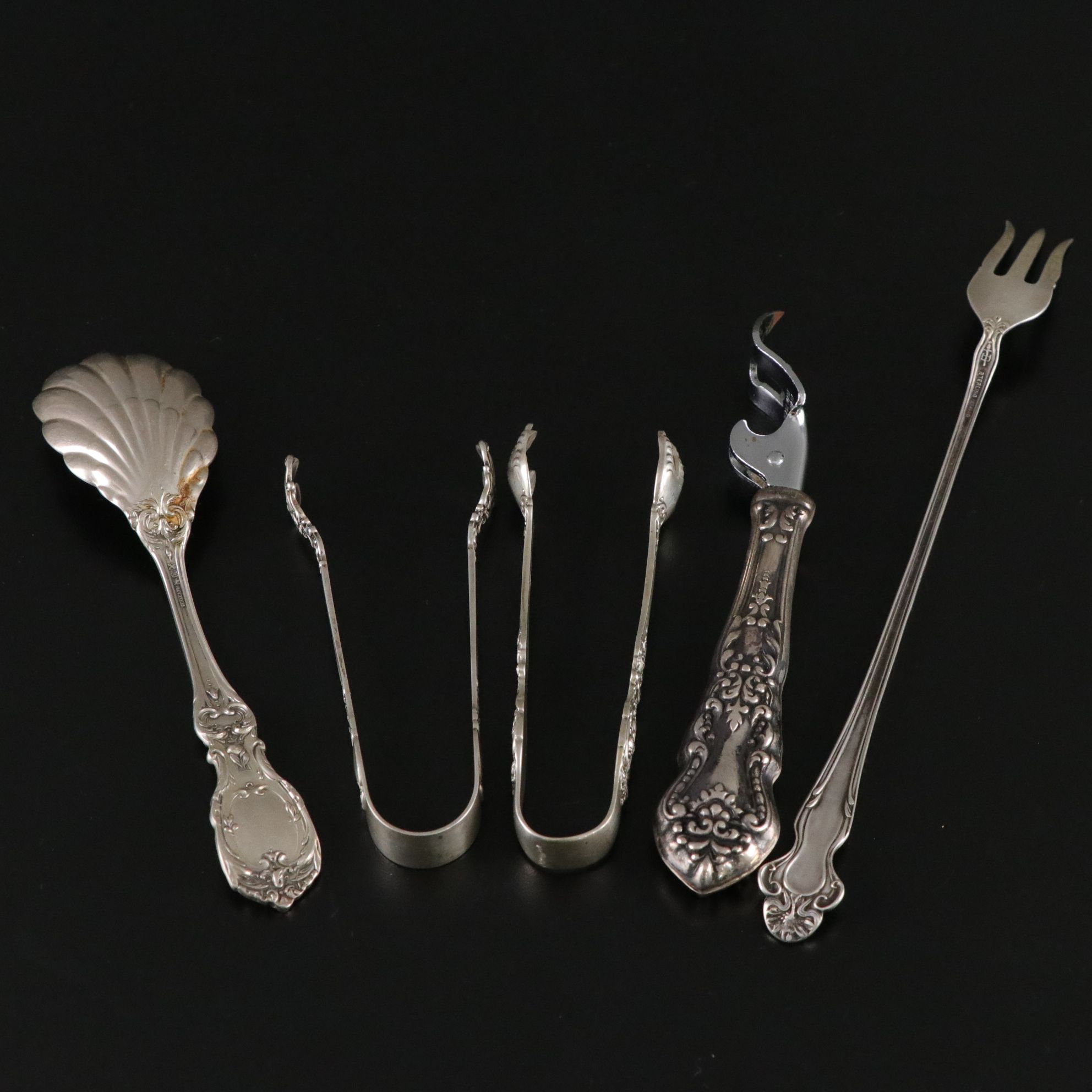 Sterling Silver Tongs and Other Small Utensils6
