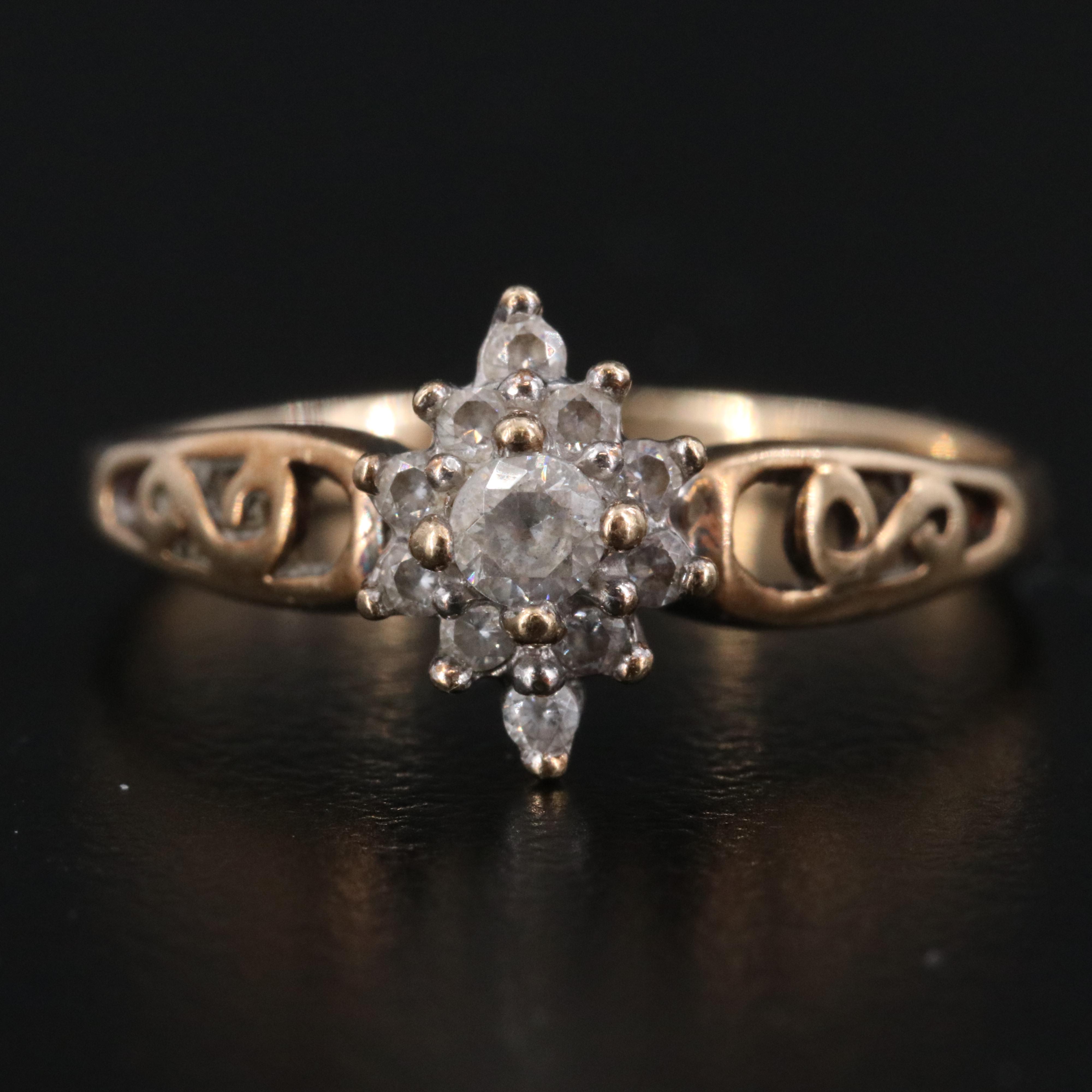 10K CZ Ring
