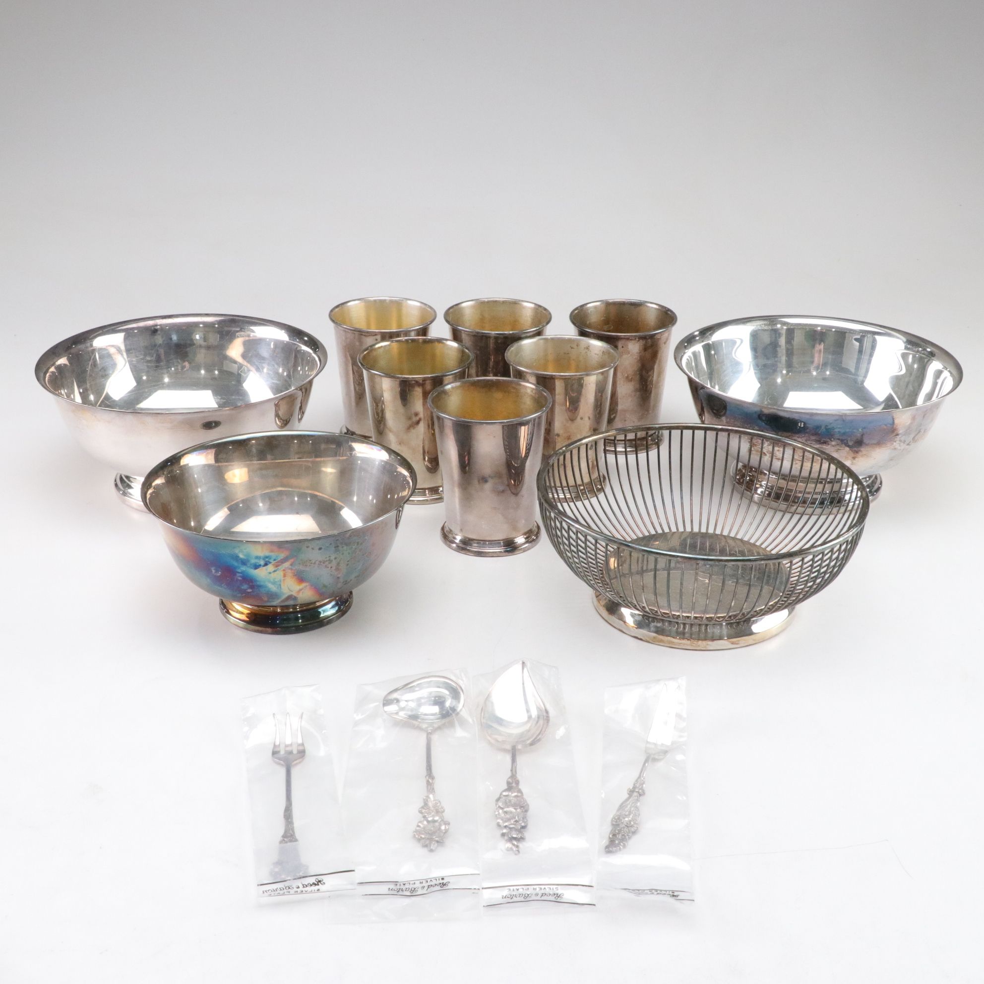 Reed & Barton "Harlequin" Silver Plate Flatware & More