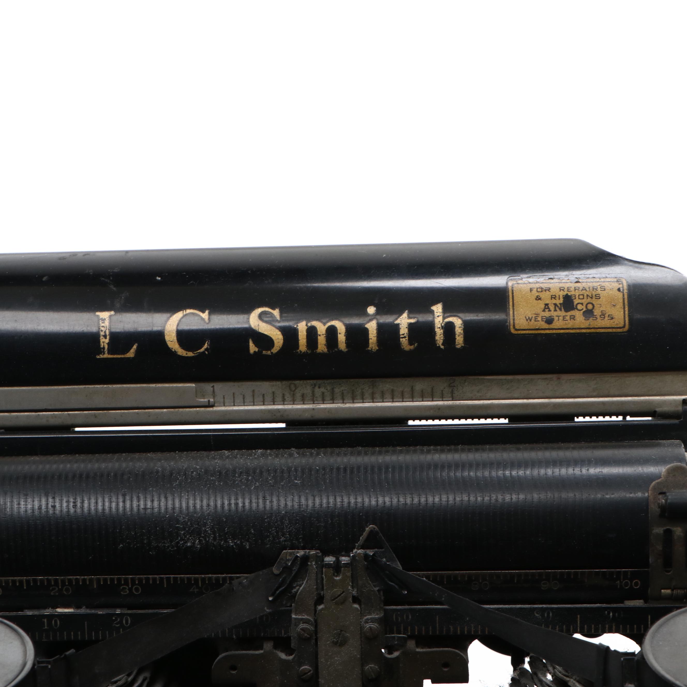 L. C. Smith & Corona Manual Typewriter