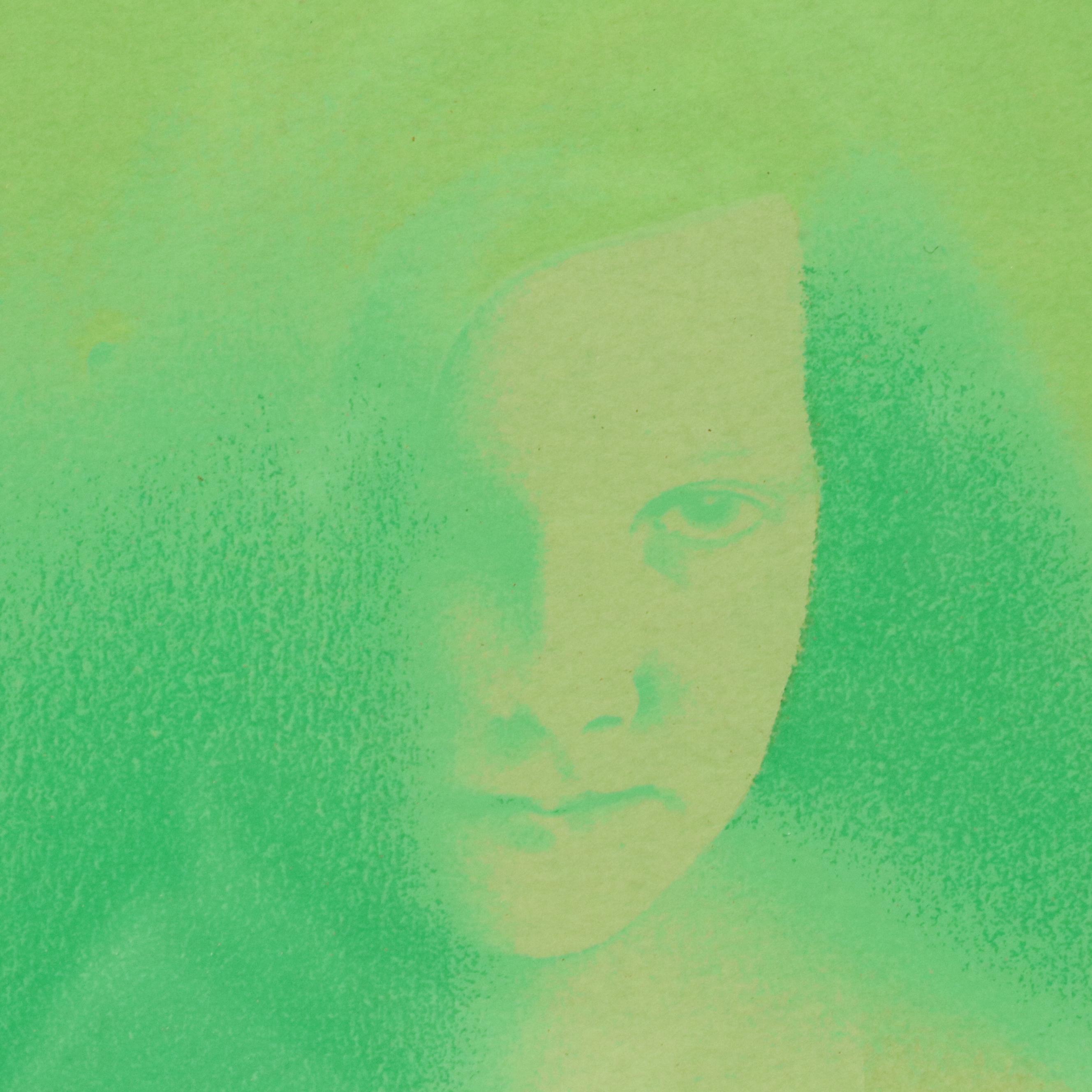 Graham Ovenden Duotone Silkscreen "Alice," 1974