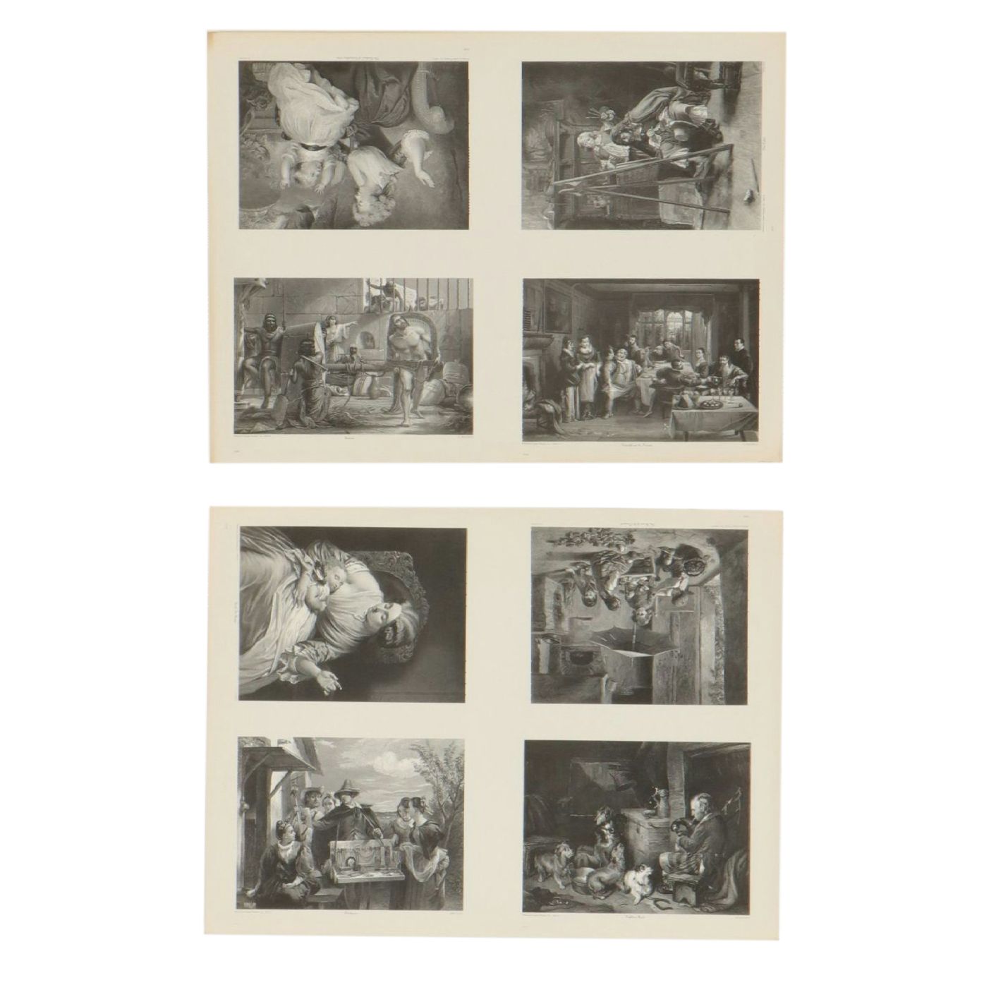 American Screen Process Uncut Lithograph Sheets with "Falstaff" & More, 1970