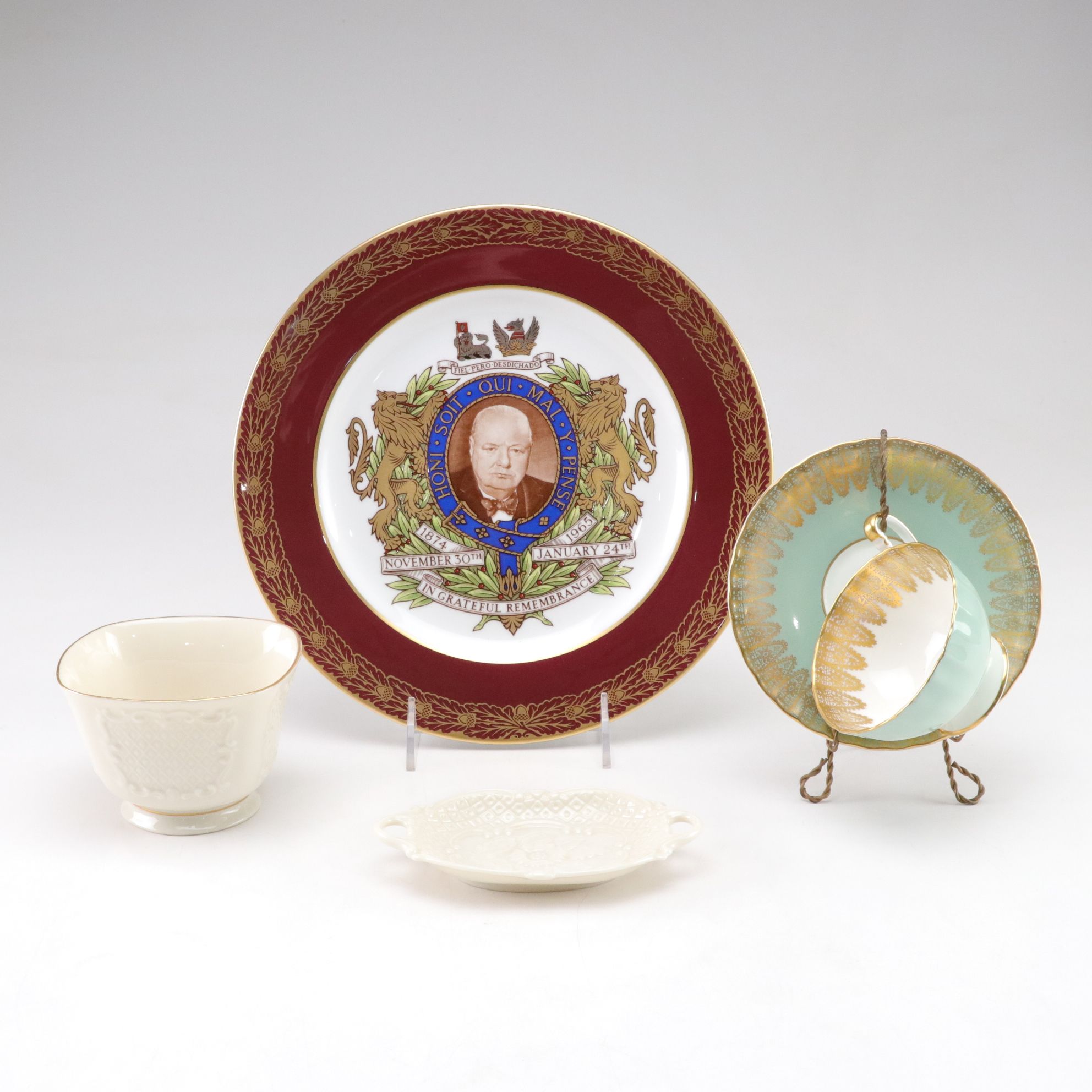 Spode Winston Churchill Commemorative Plate & More