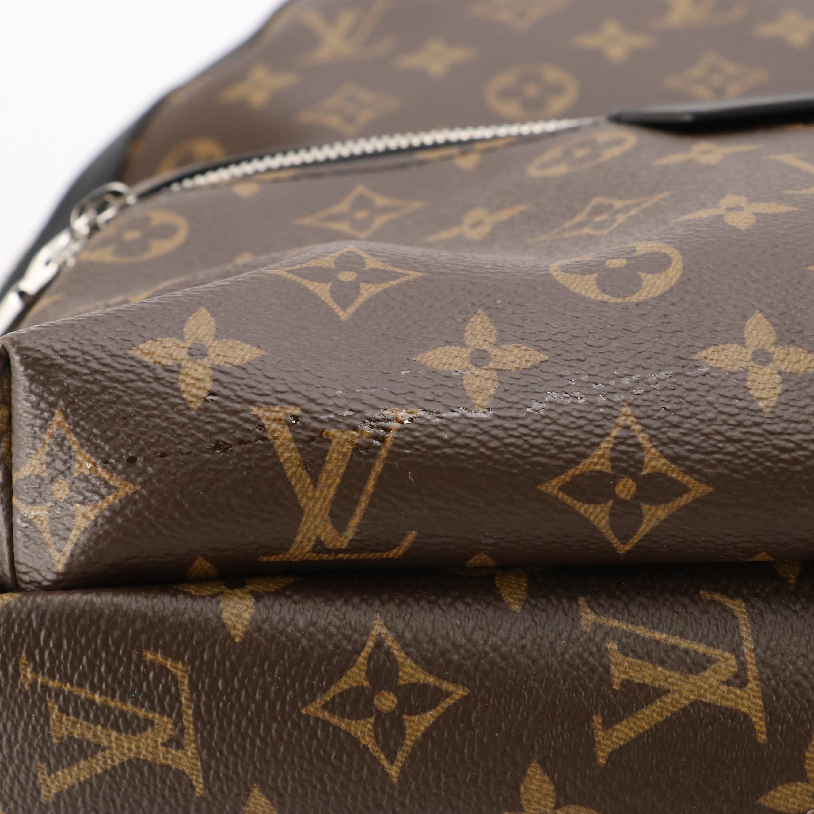 Louis Vuitton Discovery Backpack in Monogram Macassar Canvas and Leather Trim