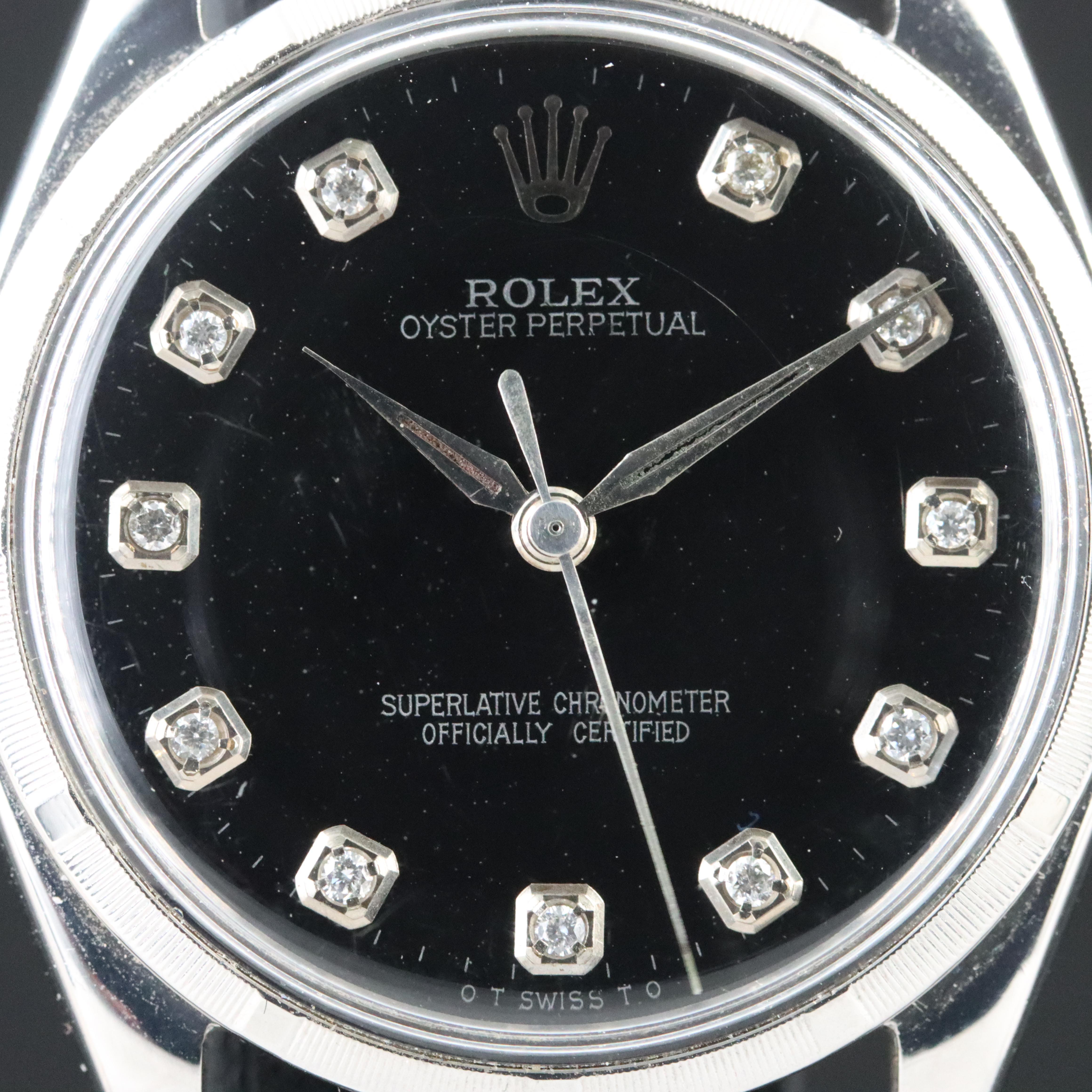 Rolex Oyster Perpetual 1003 Diamond Vintage Watch c.1963