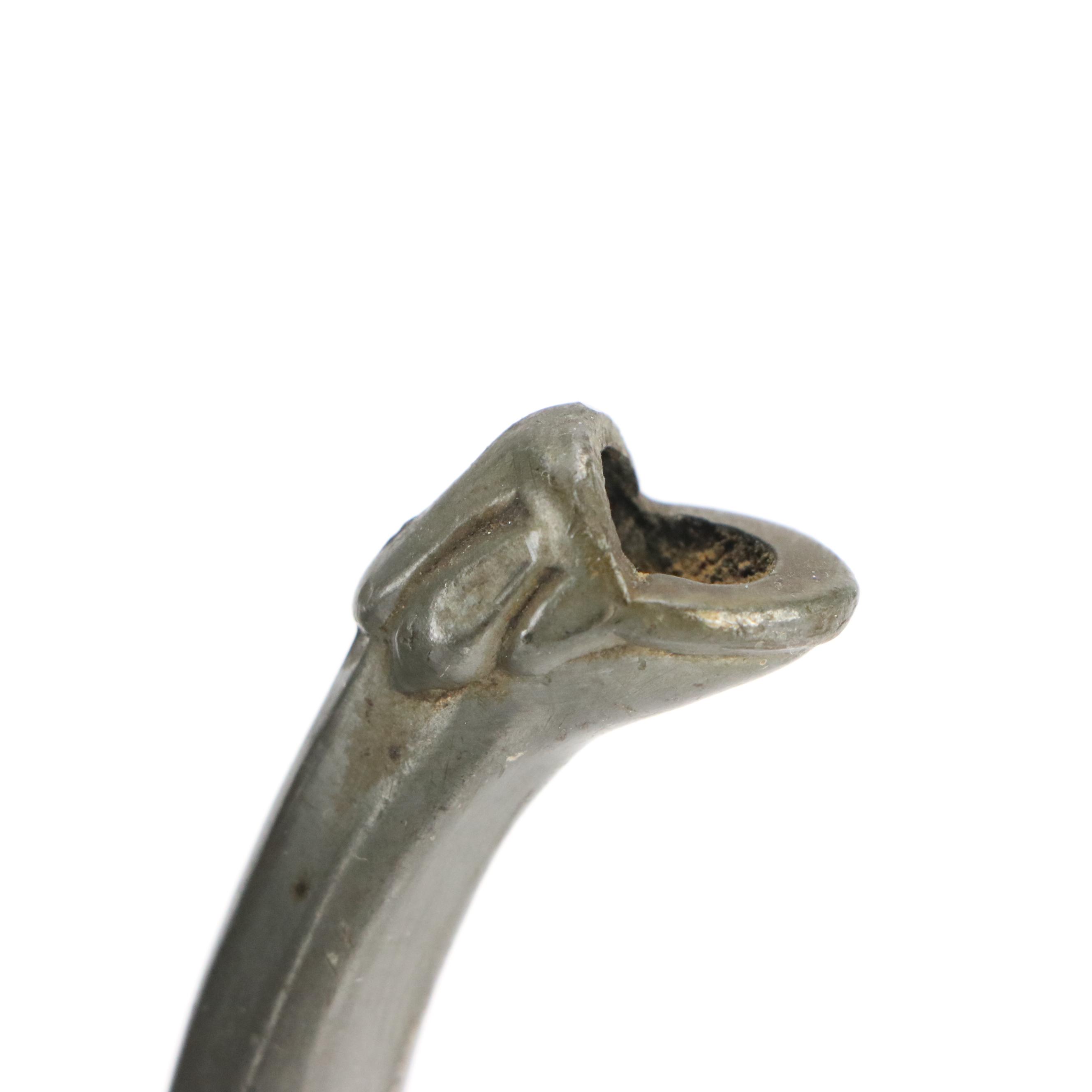 Genuine Pewter Primitive Coffee Pot, Antique