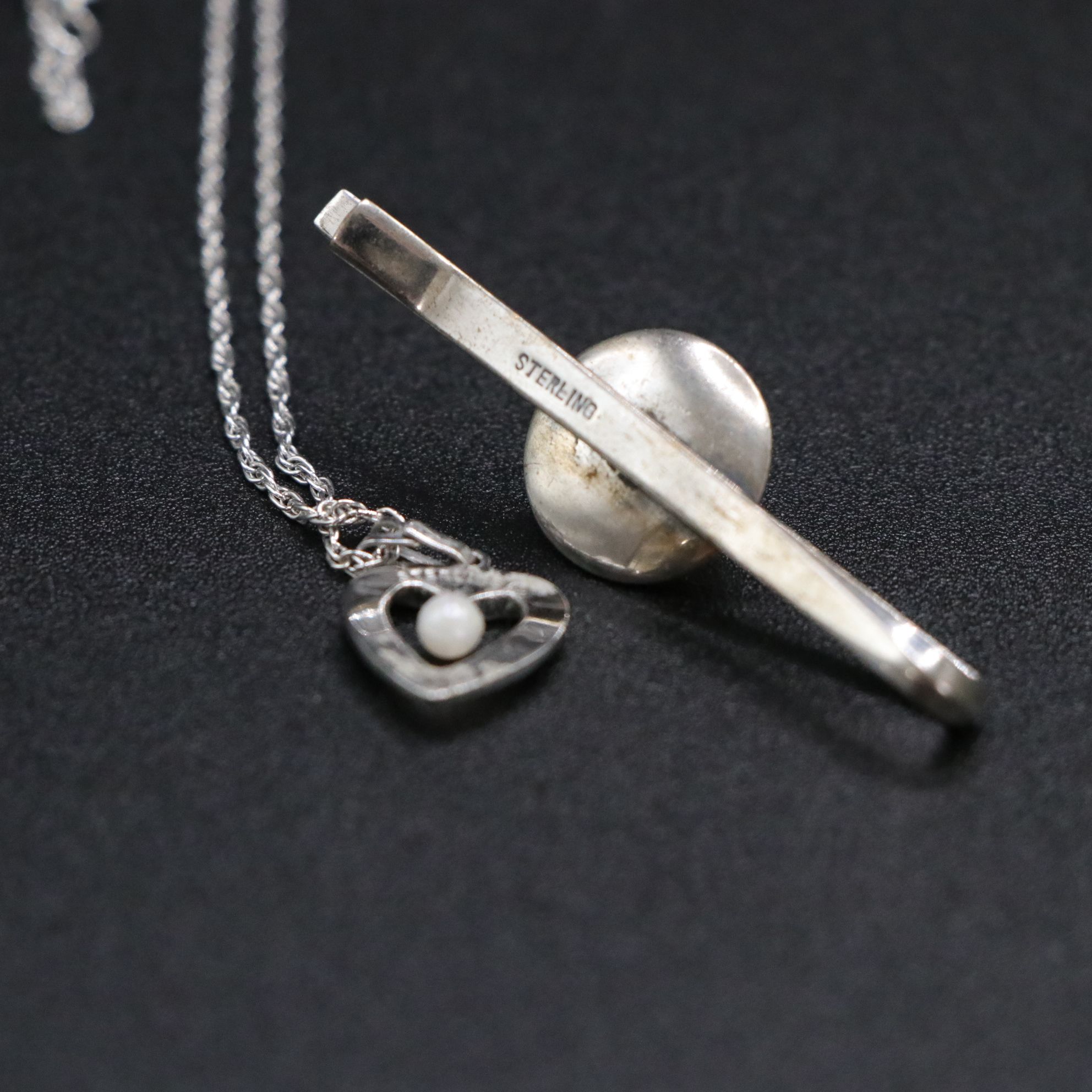 Sterling Silver Collection Features Towle "Candlelight" Ring and Spoon Pins