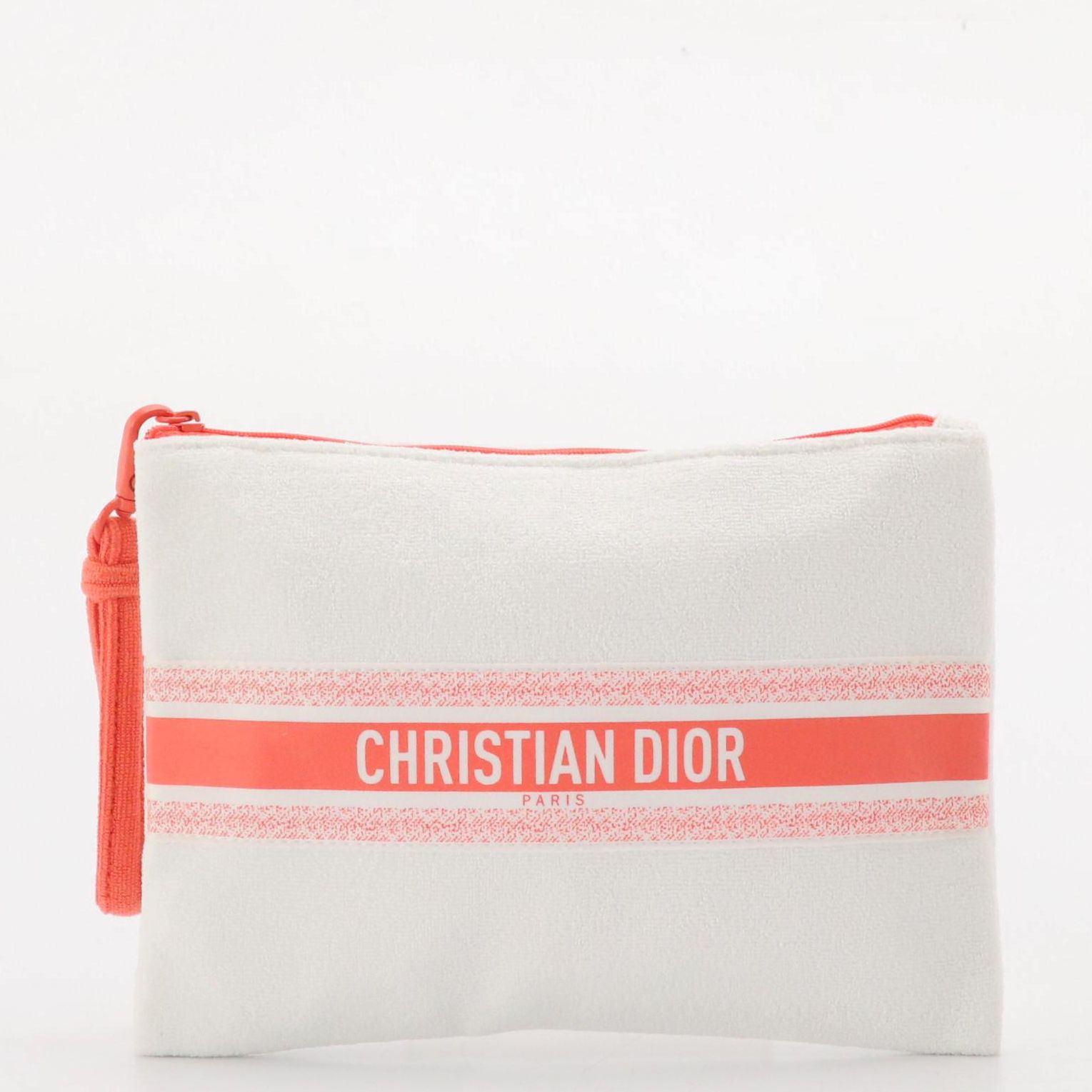 Christian Dior Parfums Promotional Wristlet Zip Pouch in Recycled Materials