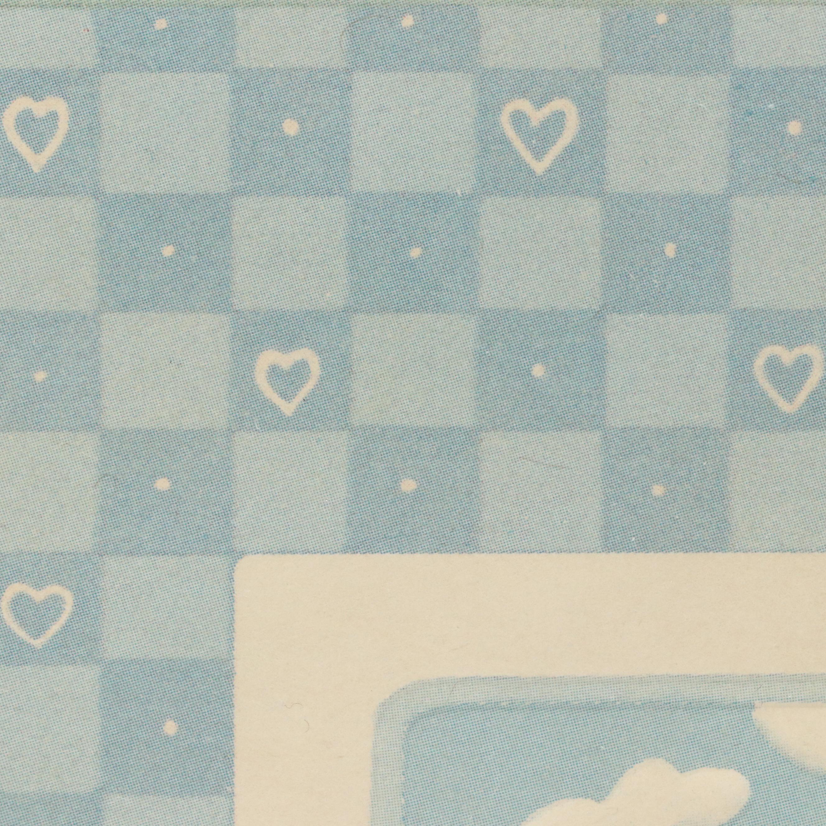 Set of Four Nursery Art Prints Featuring Animals; Circa 1985