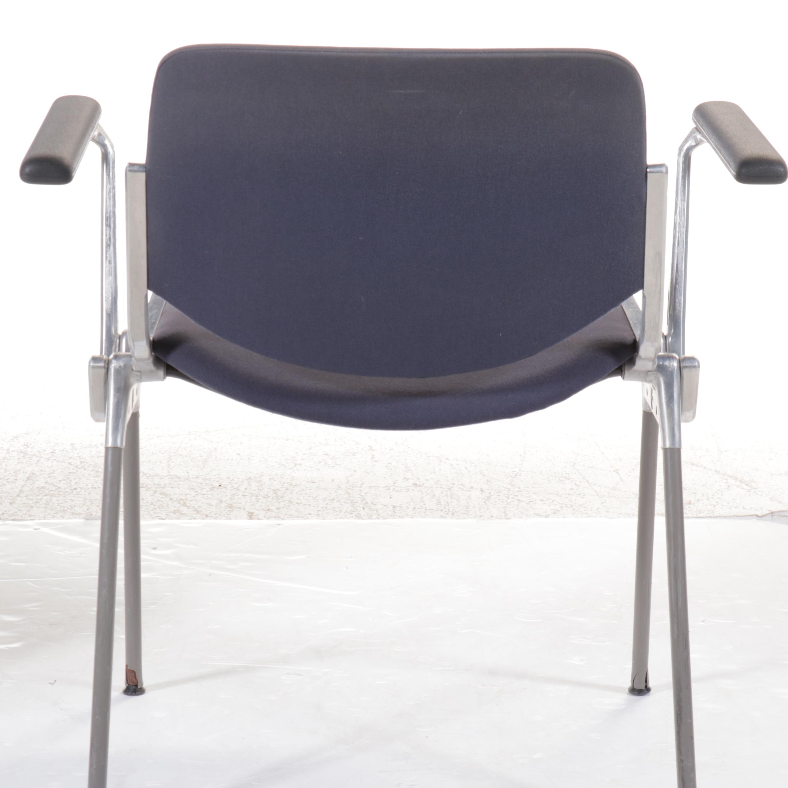 Giancarlo Piretti for Castelli Italian Modernist Stacking Chairs, Set of Six