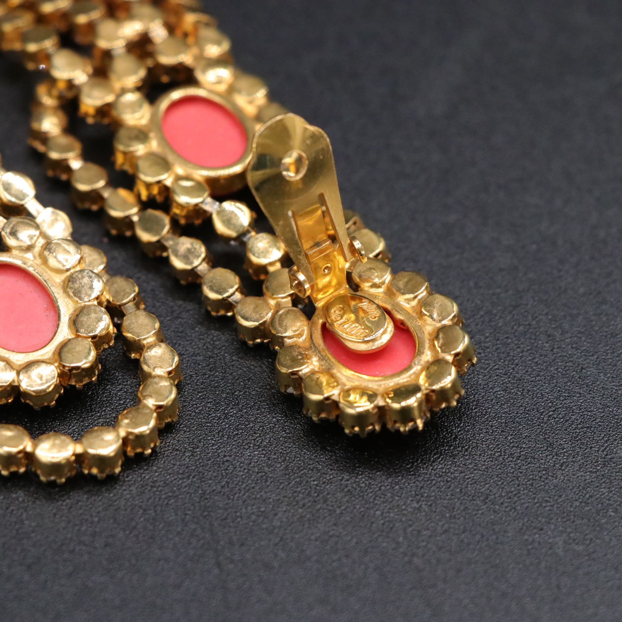 Wm. De Lillo 1960s Chandelier Earrings Featured in Costume Jewelry Collection