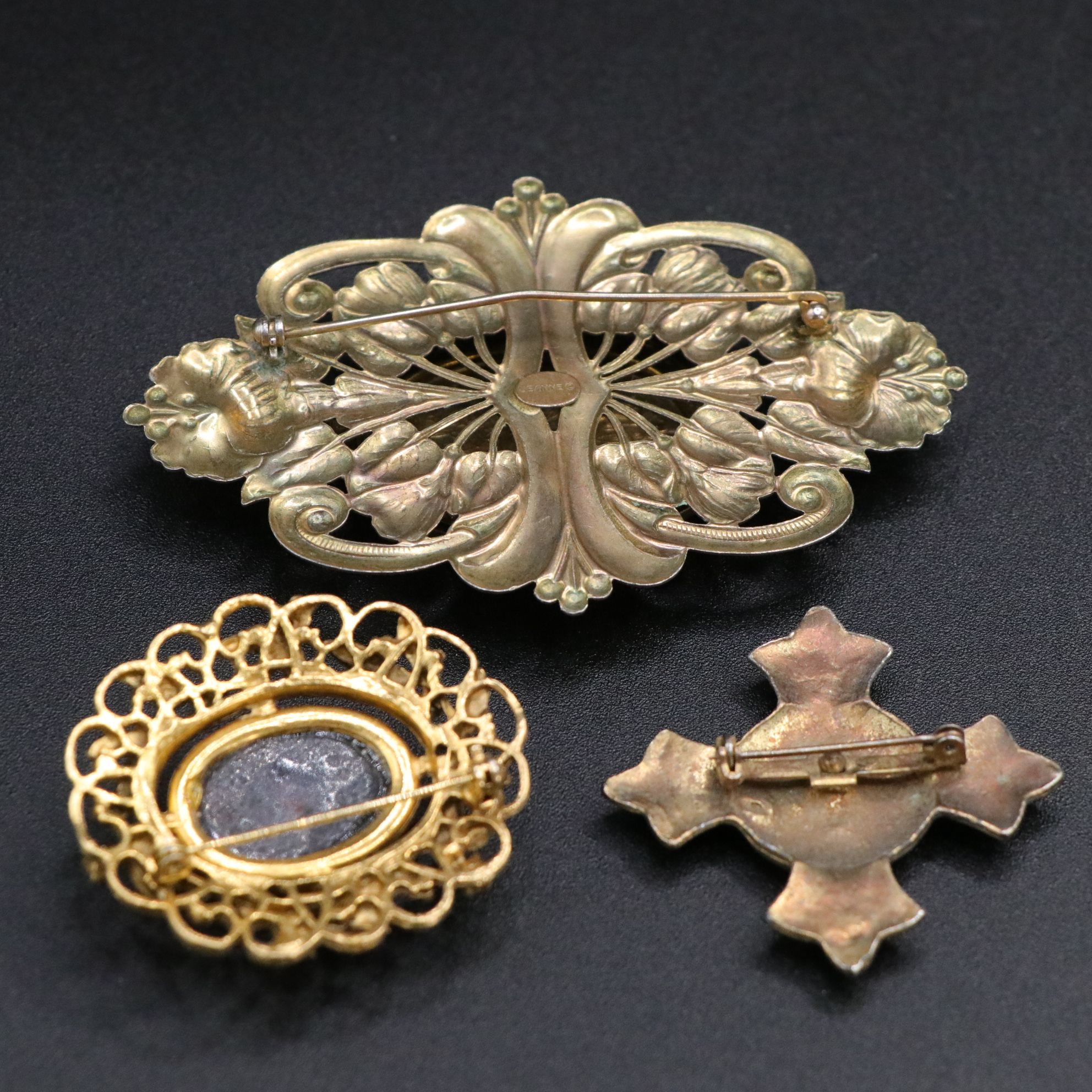 Wm. De Lillo 1960s Chandelier Earrings Featured in Costume Jewelry Collection