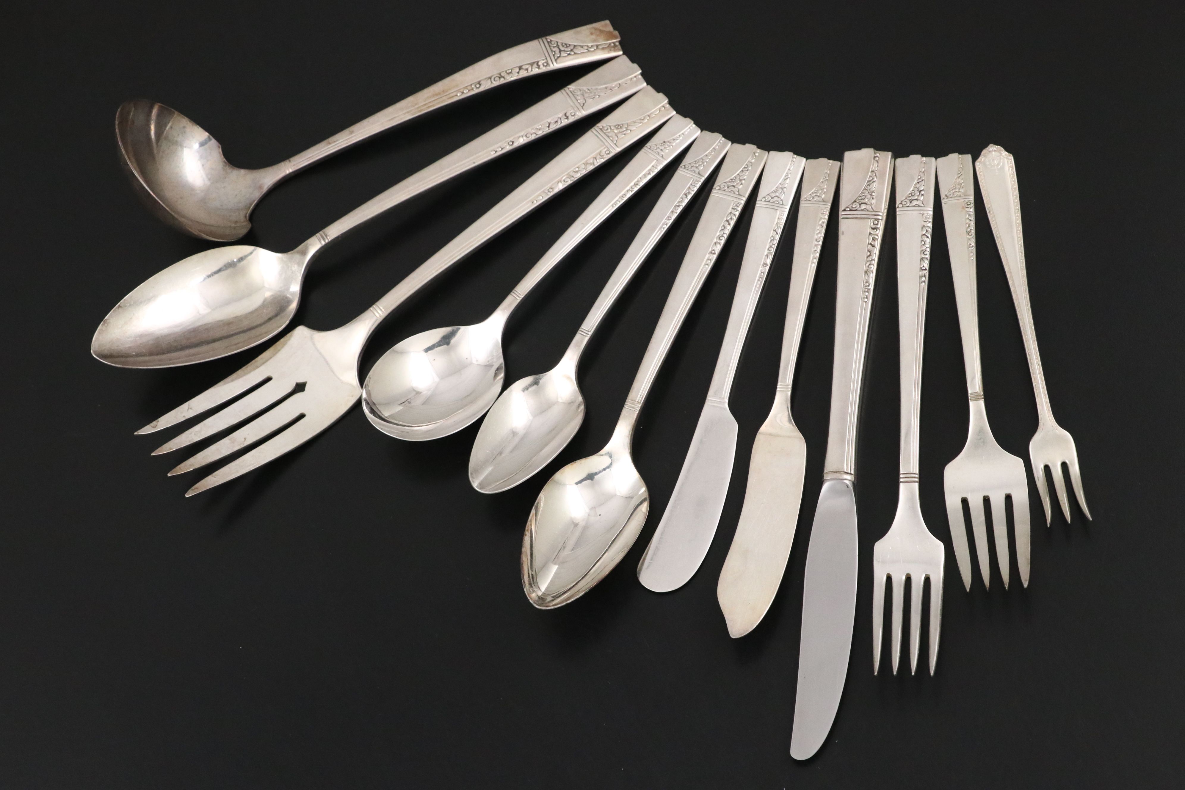 Oneida "Caprice" Silver Plate Flatware