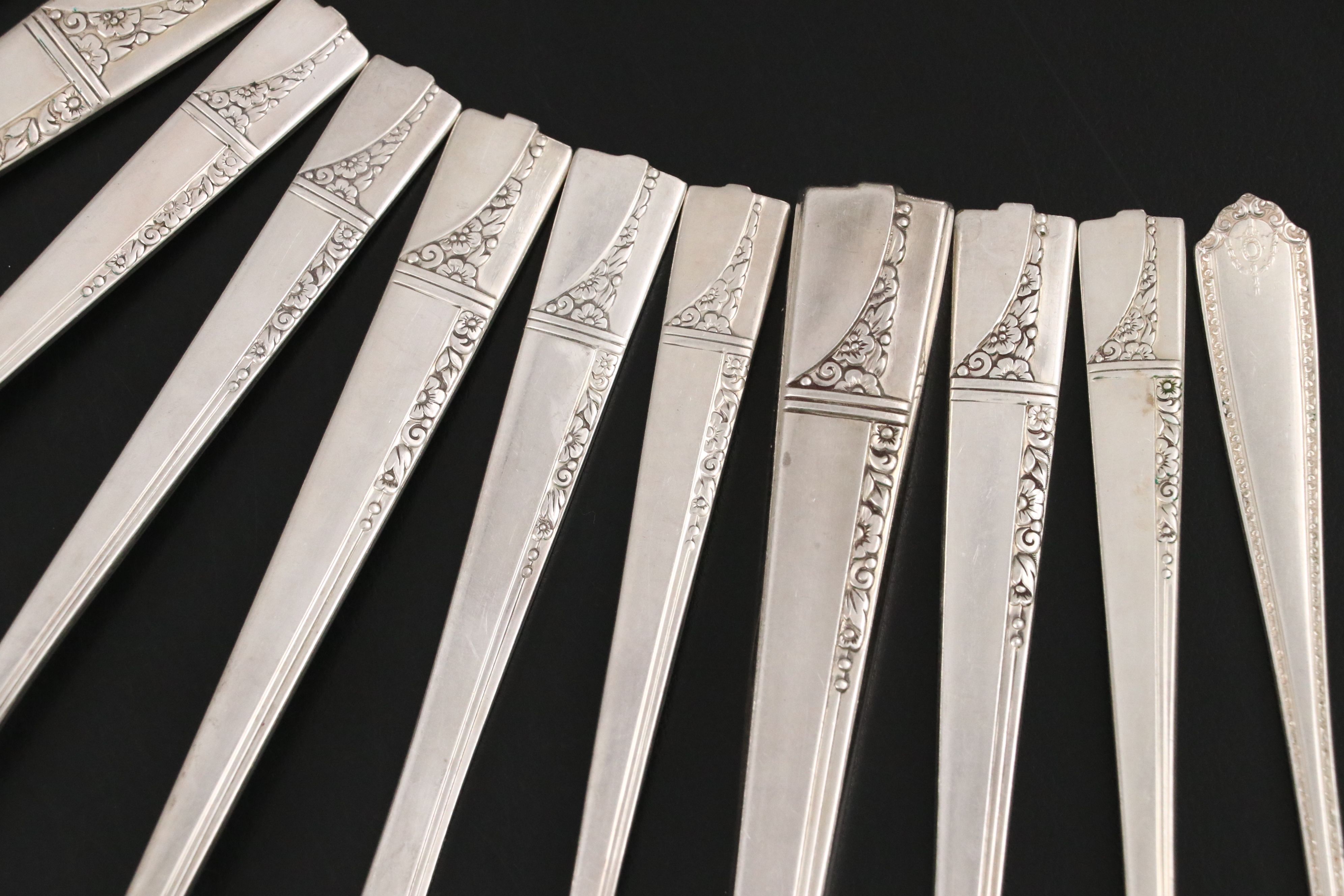 Oneida "Caprice" Silver Plate Flatware