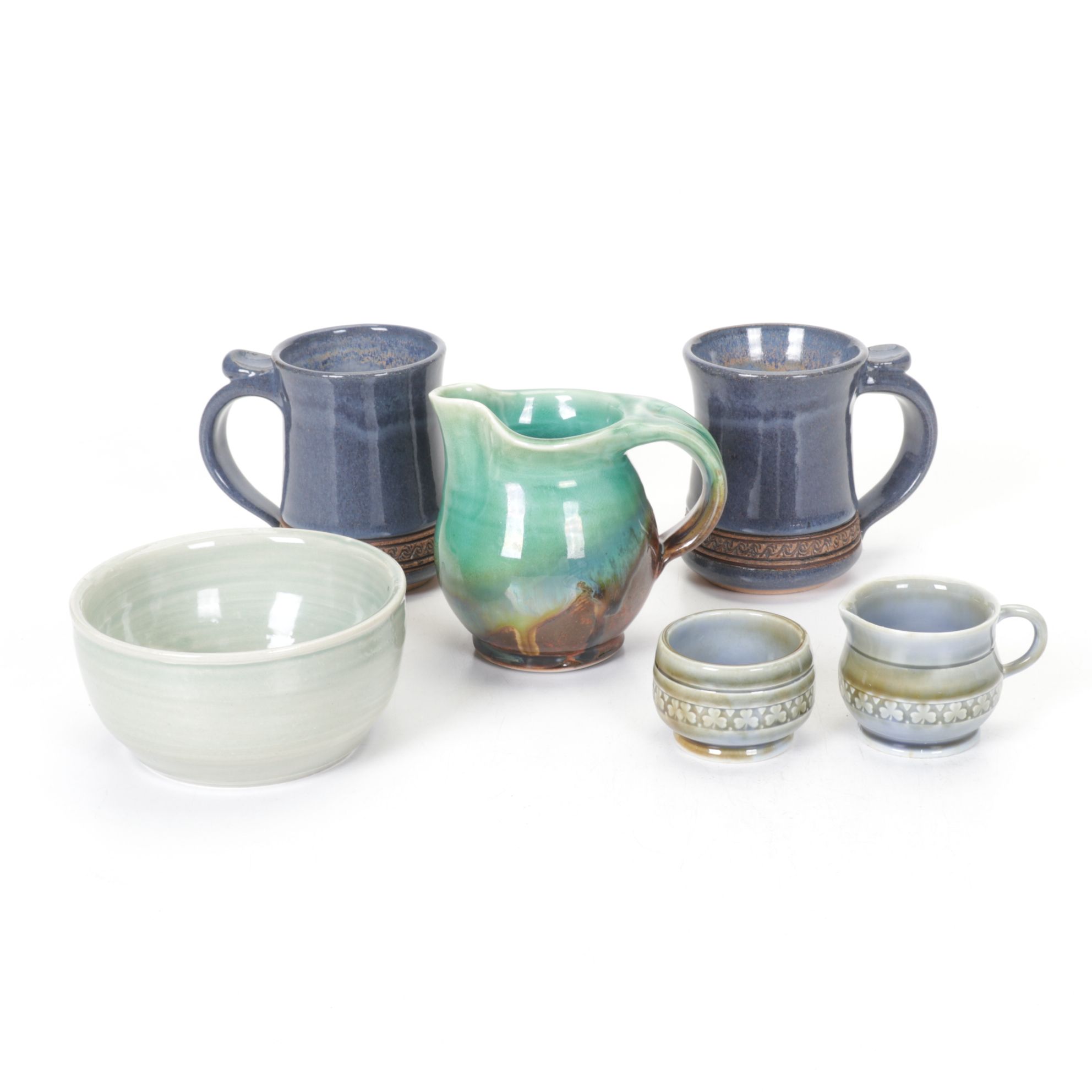Hand-Crafted Glaze Pottery Mugs, Bowls & More