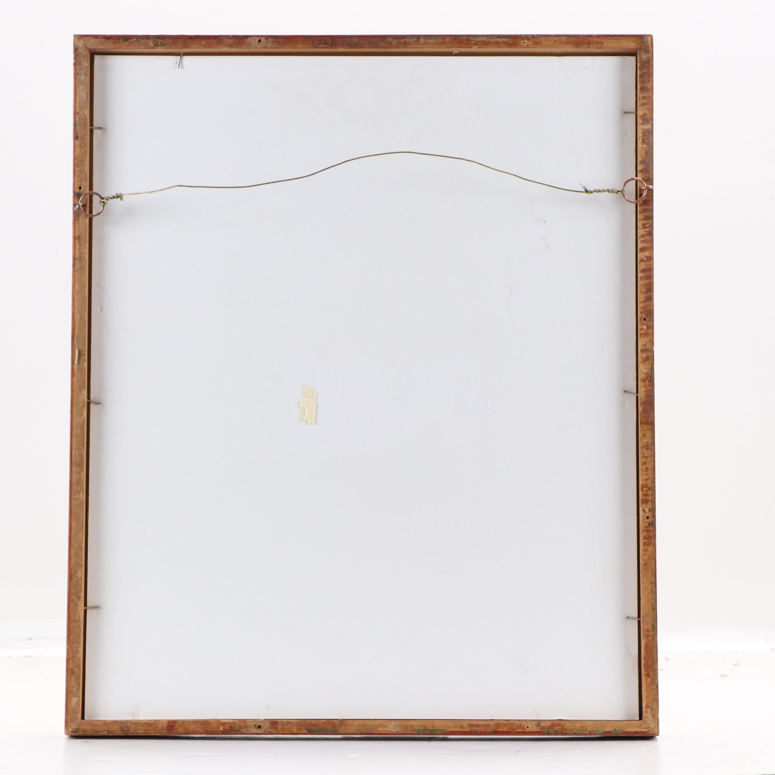 Fernand Khnopff Crayon Portrait Drawing of Young Woman, Late 19th - 20th Century