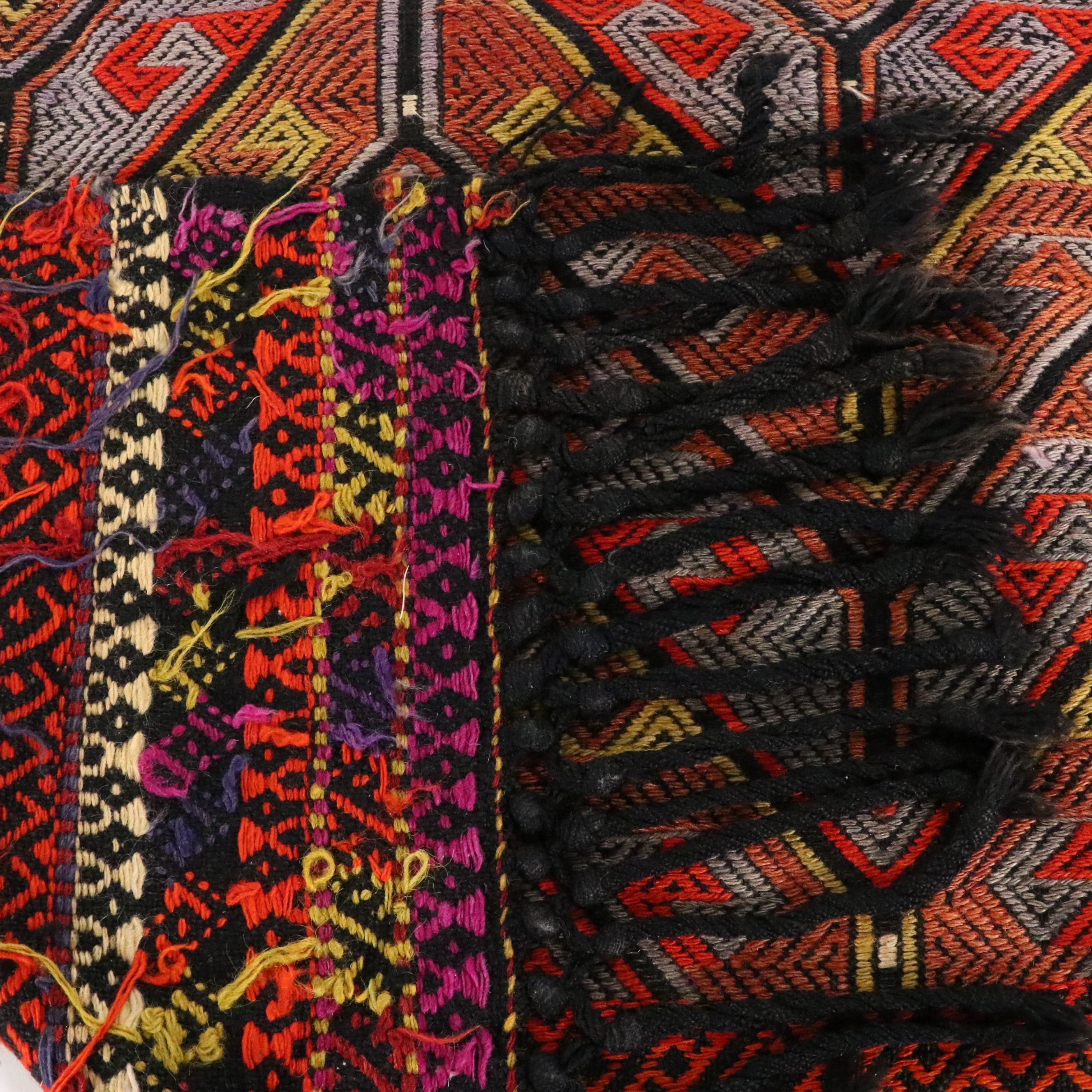 Hand-Woven Turkish Mut Cicim Wedding Dowry Textile Panel