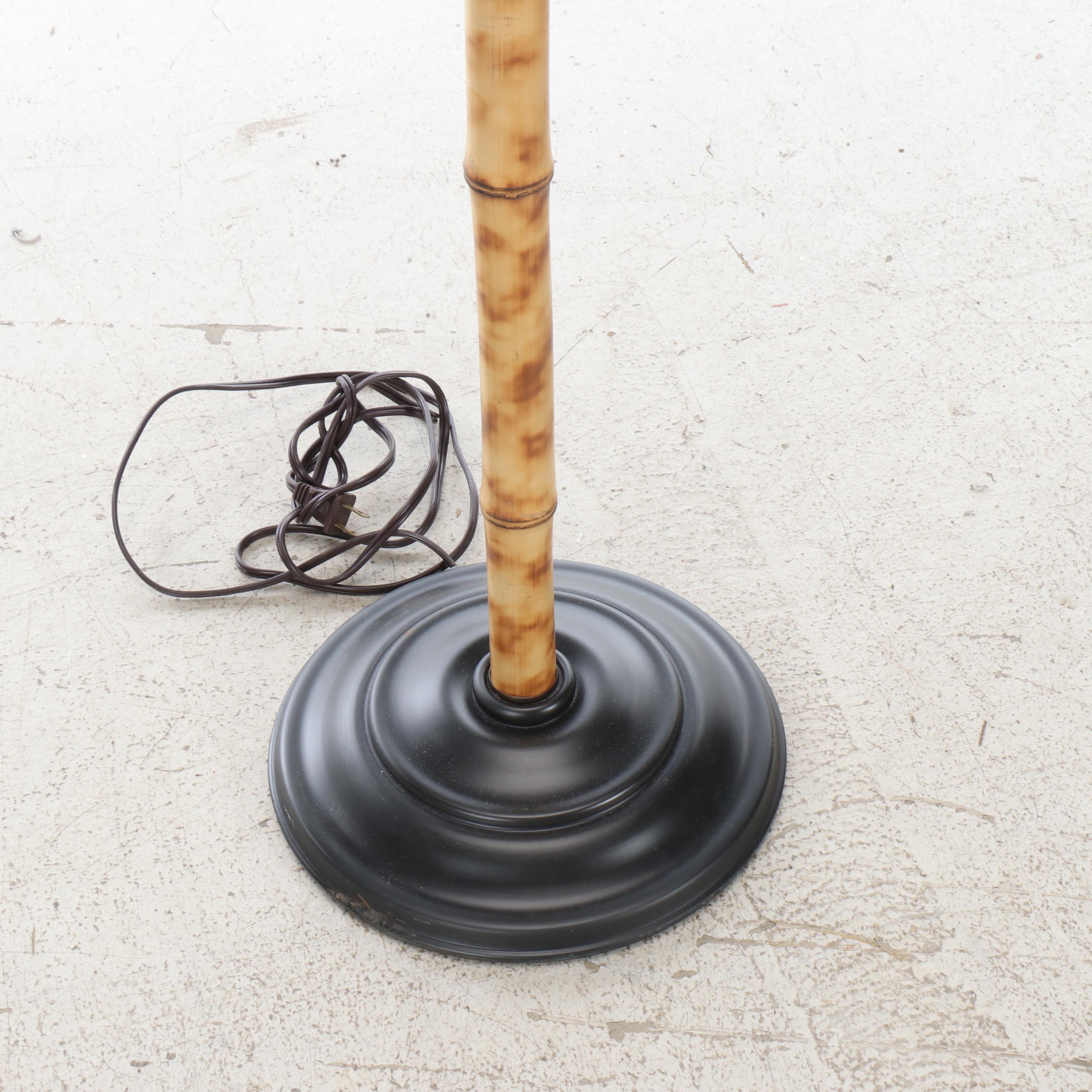 Mystic Homes Faux Bamboo Floor Lamp