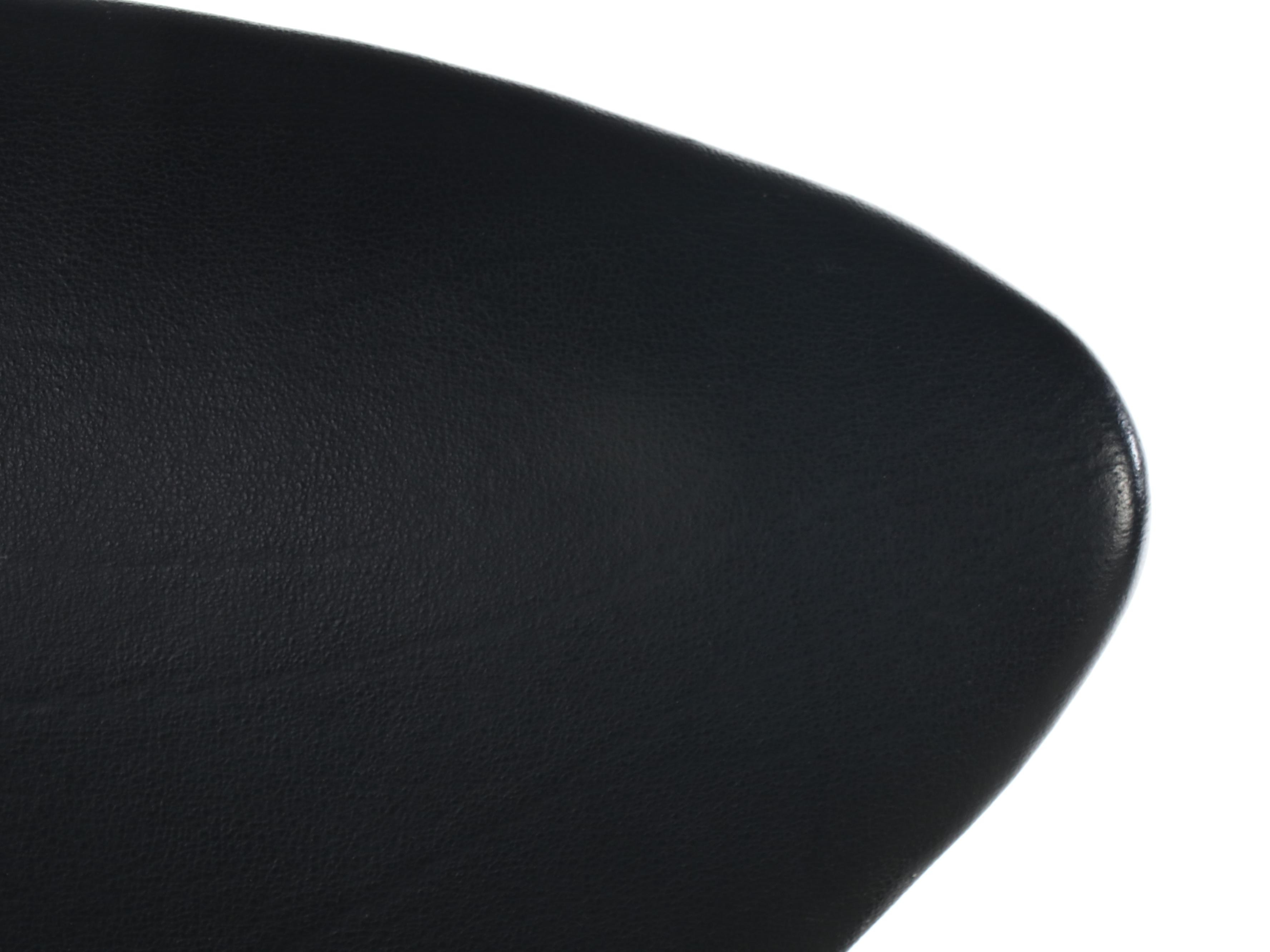 Black Strap-Arm Chairs after Norman Cherner