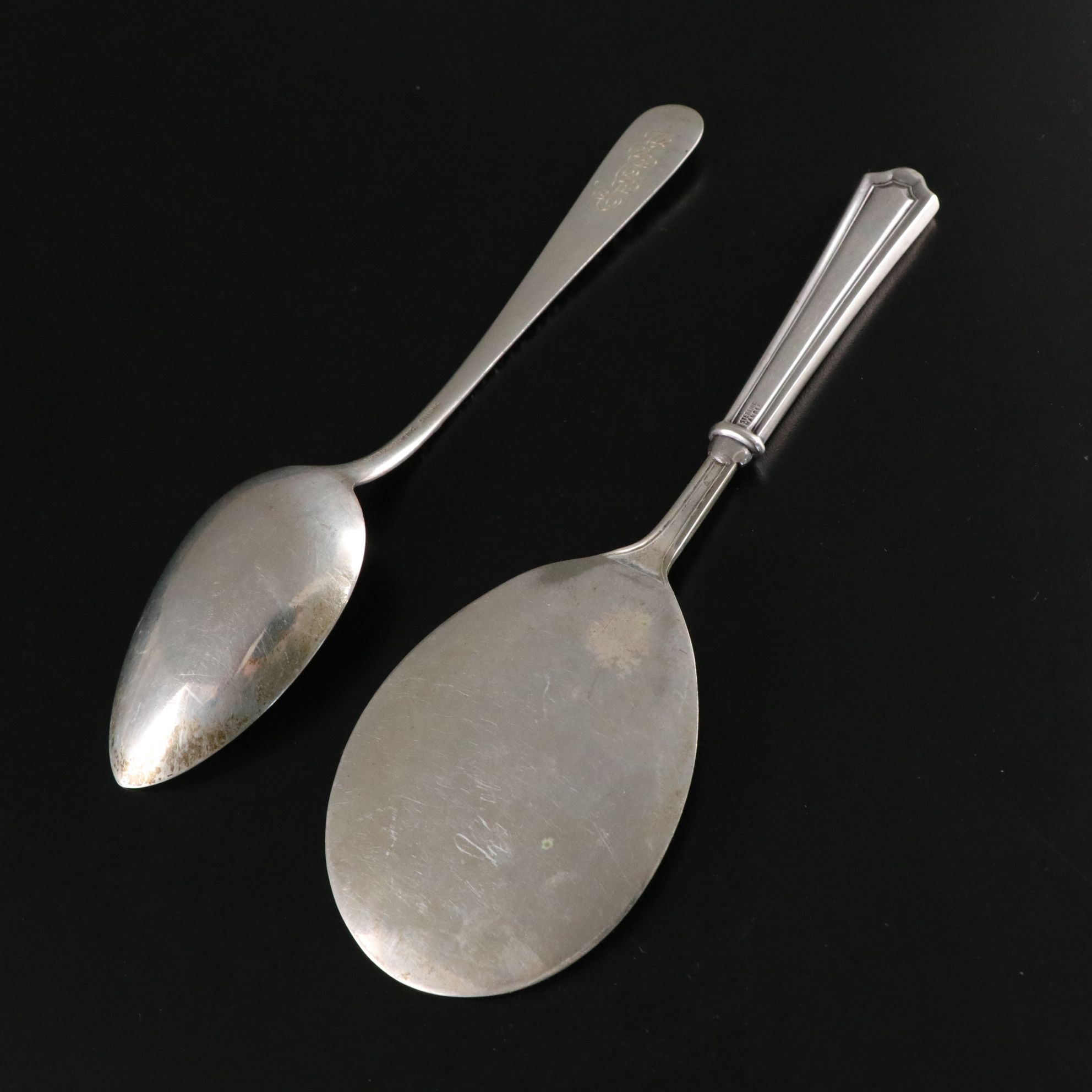S. Kirk & Son "Repousse" Serving Spoon & Other Sterling Silver Utensils