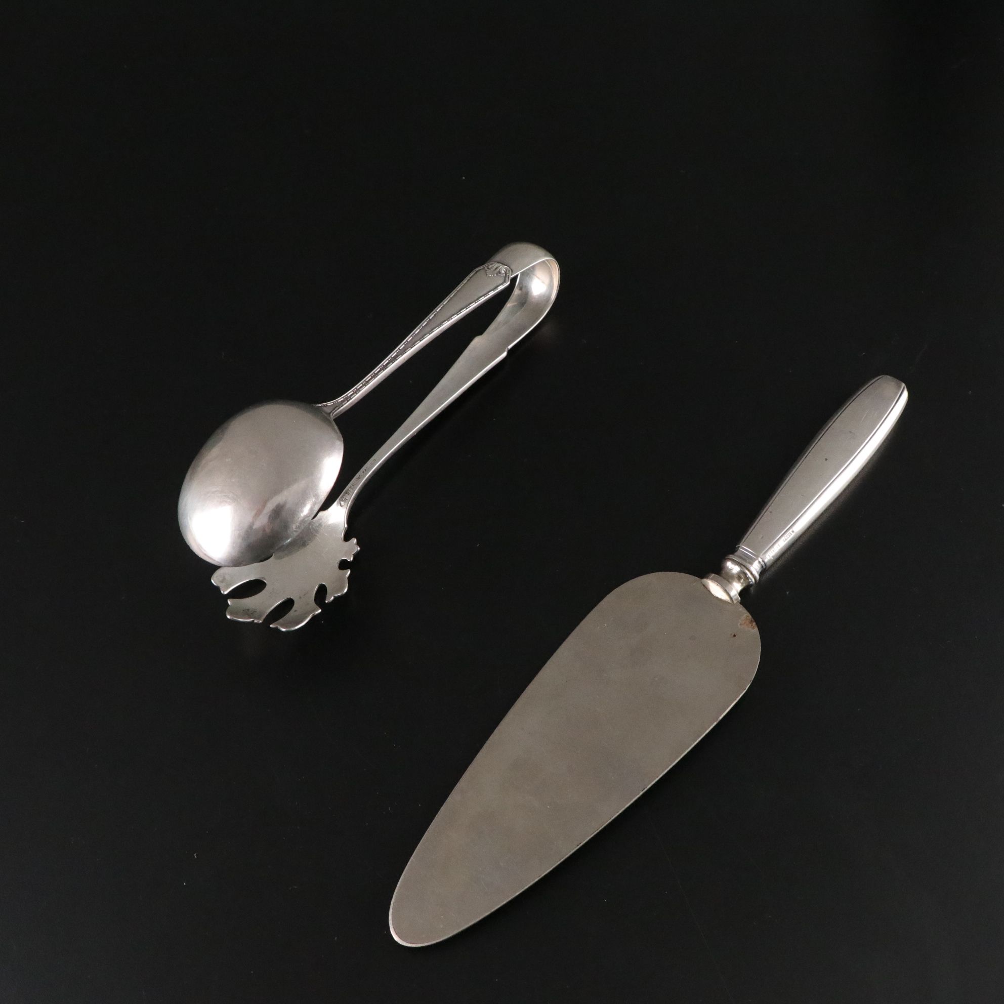 S. Kirk & Son "Repousse" Serving Spoon & Other Sterling Silver Utensils