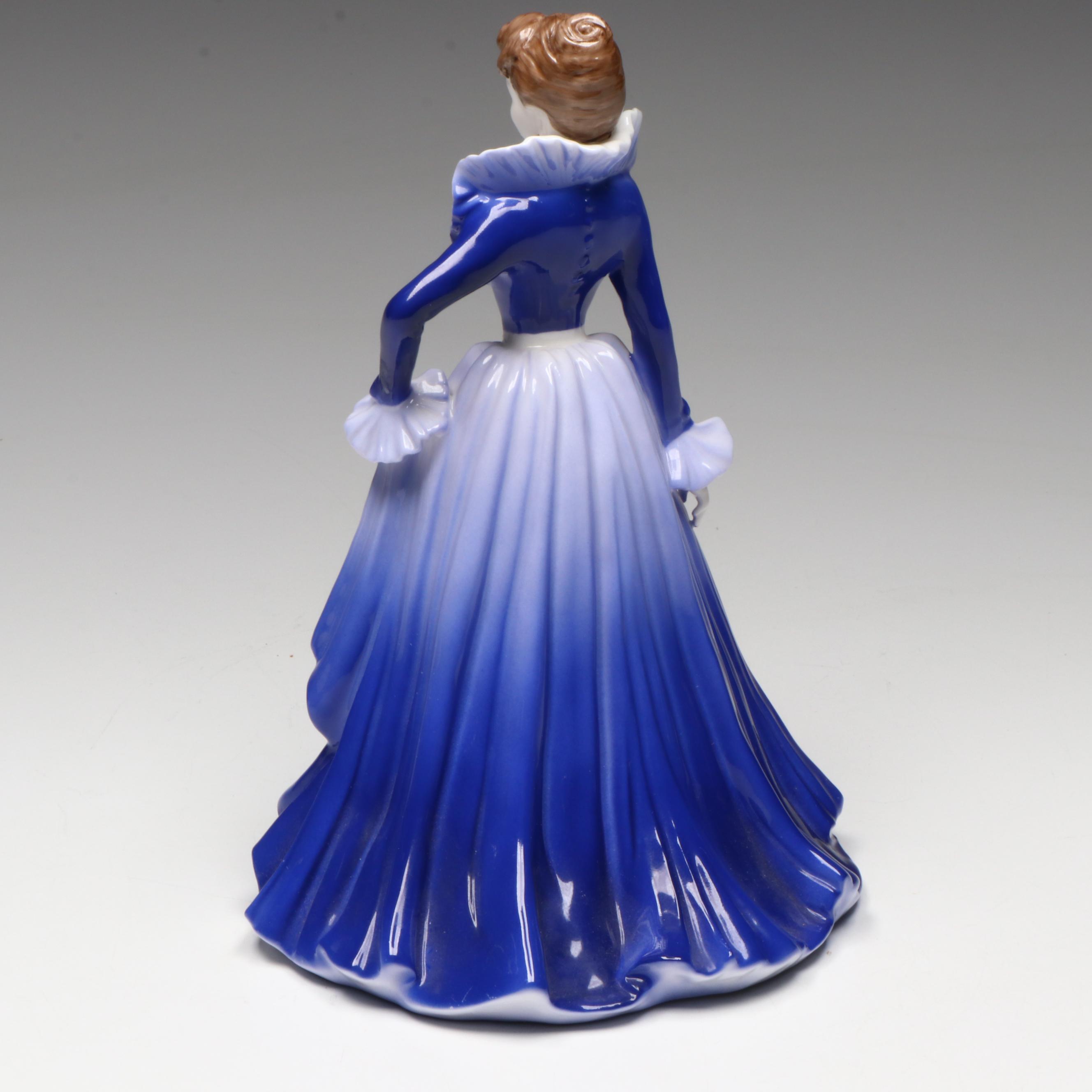 Coalport Figurine of the Year Ladies of Fashion "Anne" Bone China Figurine, 1997