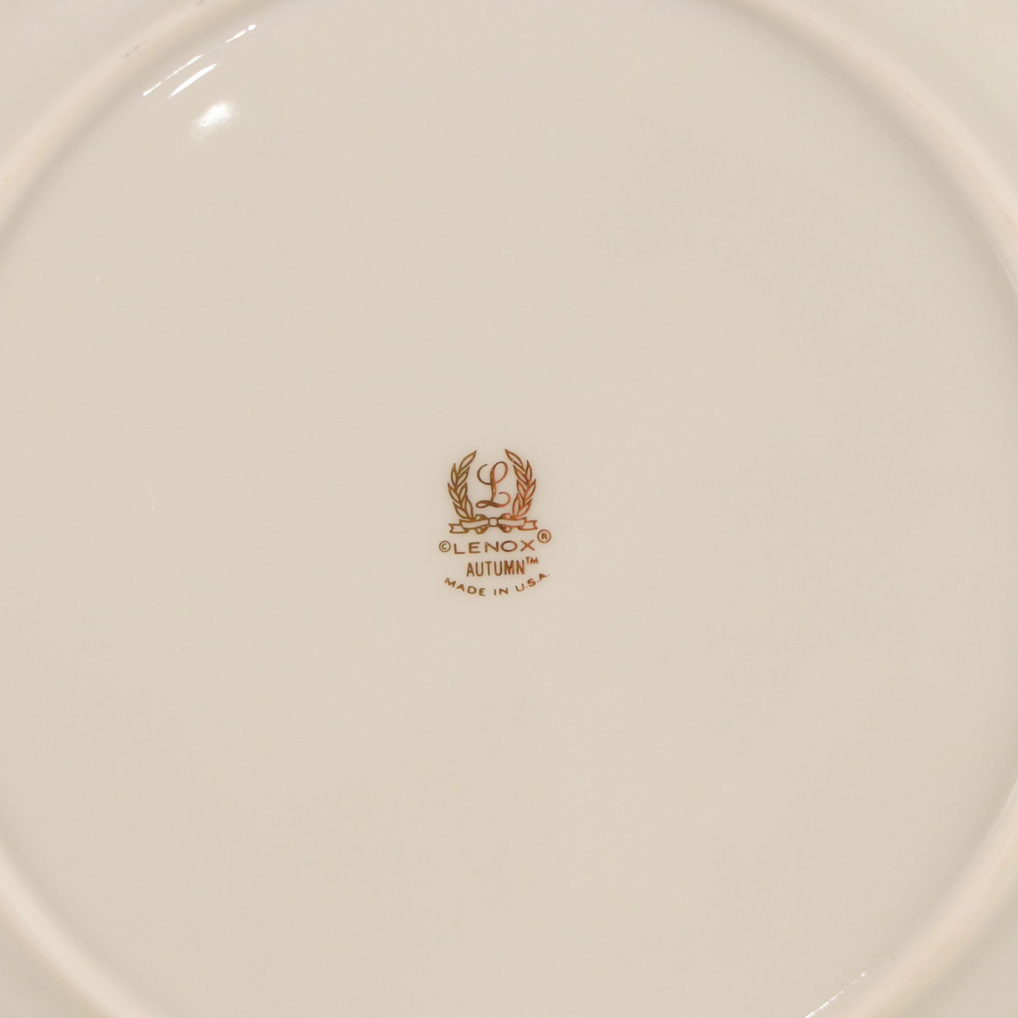 Lenox "Autumn" Gilt Porcelain Dinnerware Set for 12 with Serveware