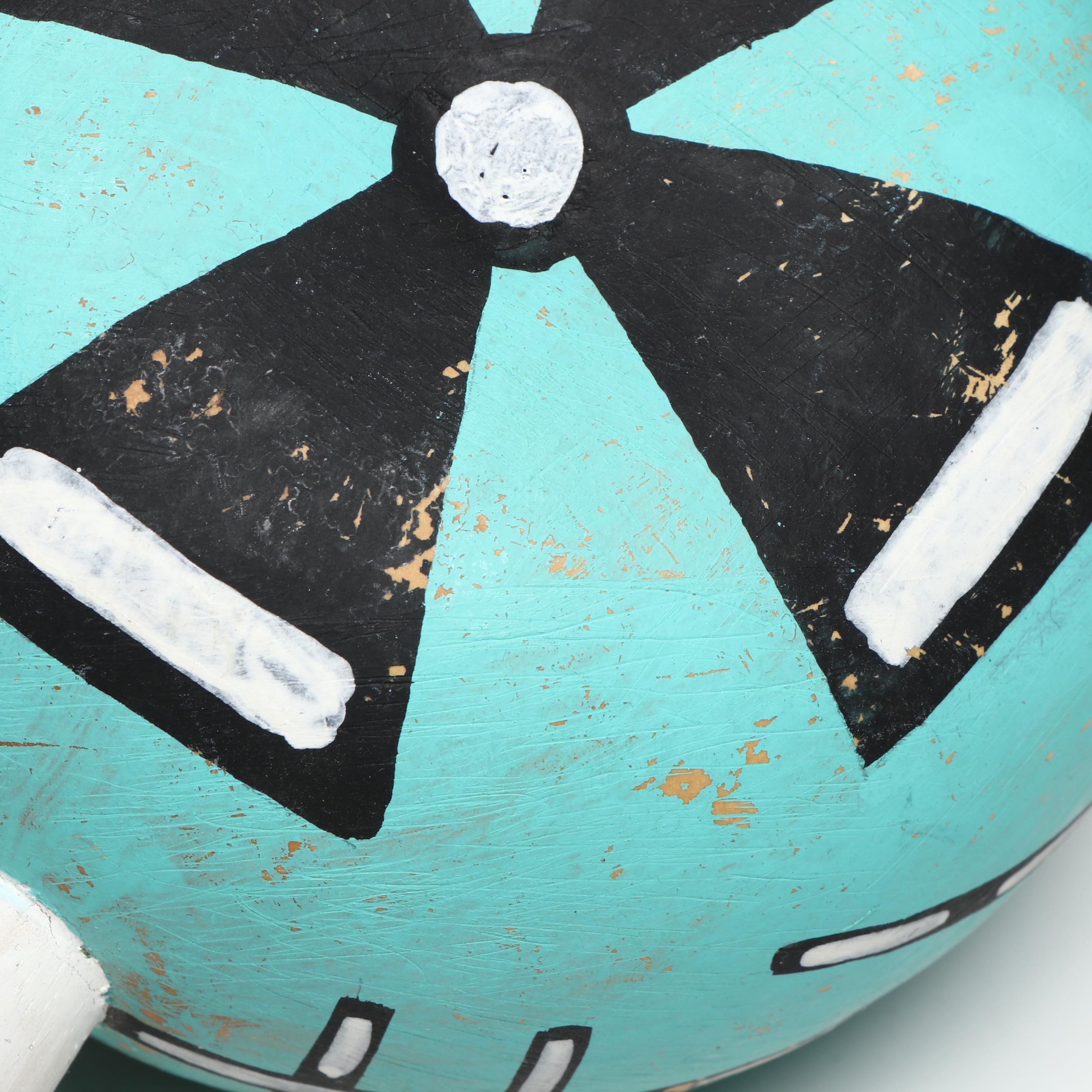 Three Indigenous Southwest Hopi/Pueblo Gourd Rattles