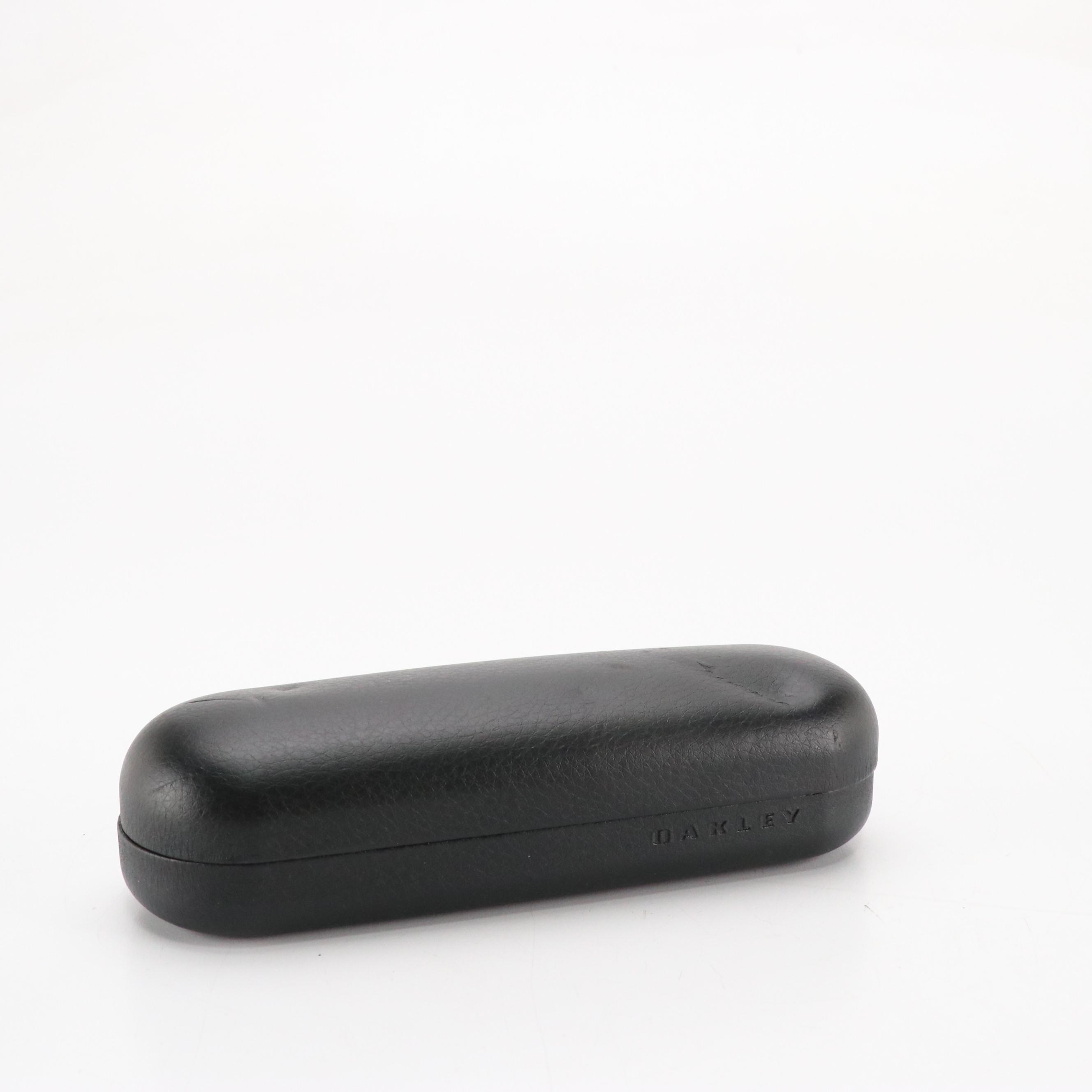 Oakley Exchange Satin Grey Prescription Polarized Sunglasses with Case