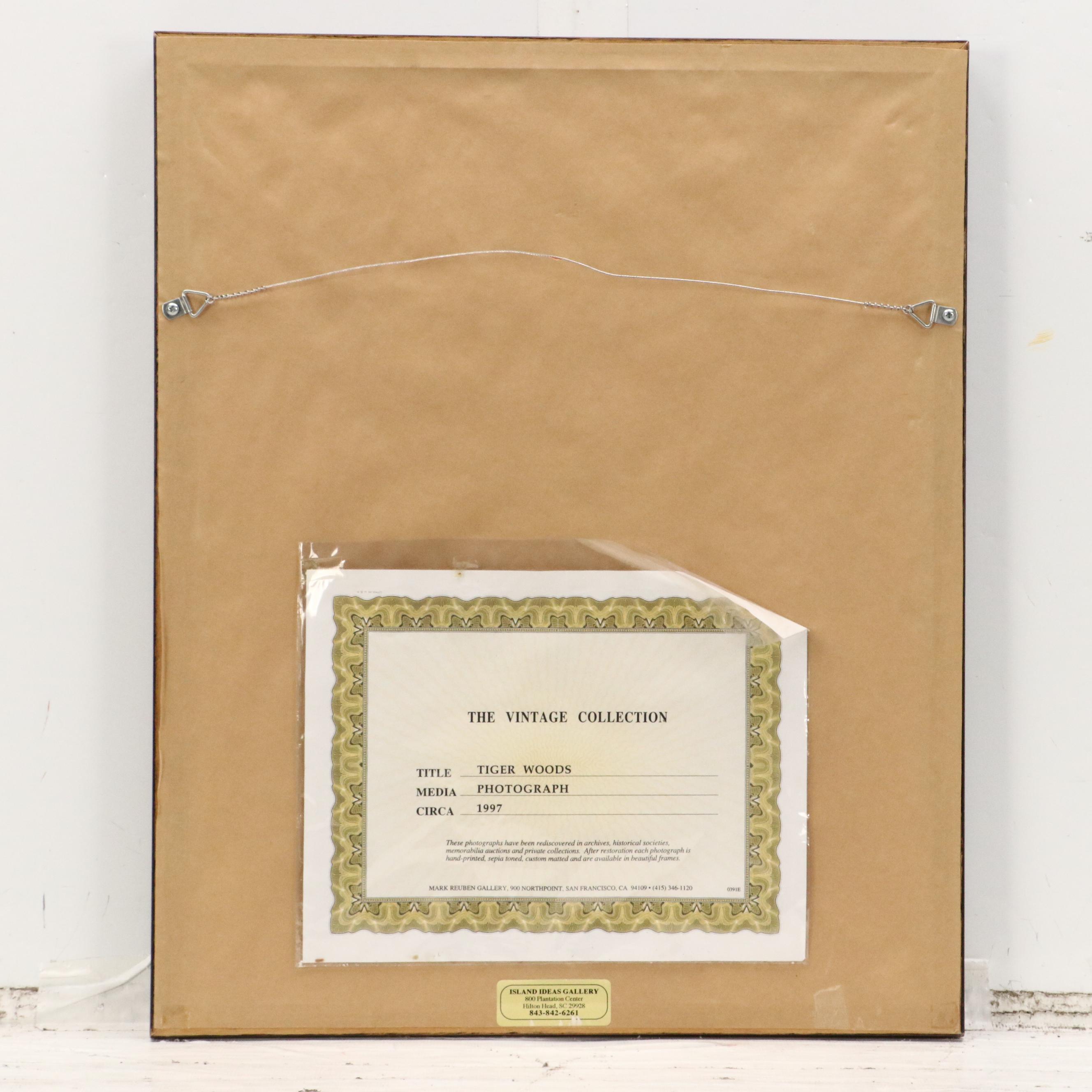 Tiger Woods Photograph from the 1997 PGA Tour